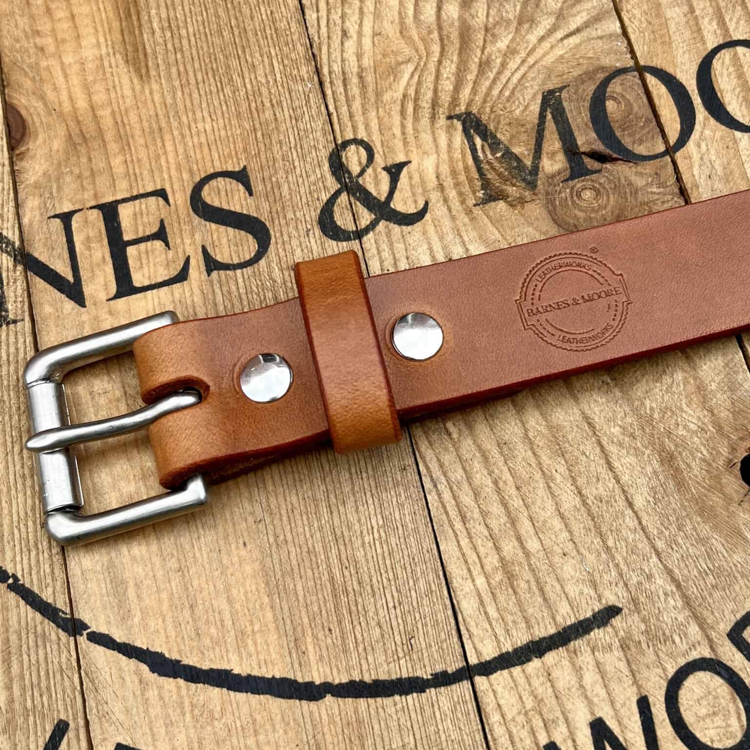 Slim Belt - Harness Tan/Nickel