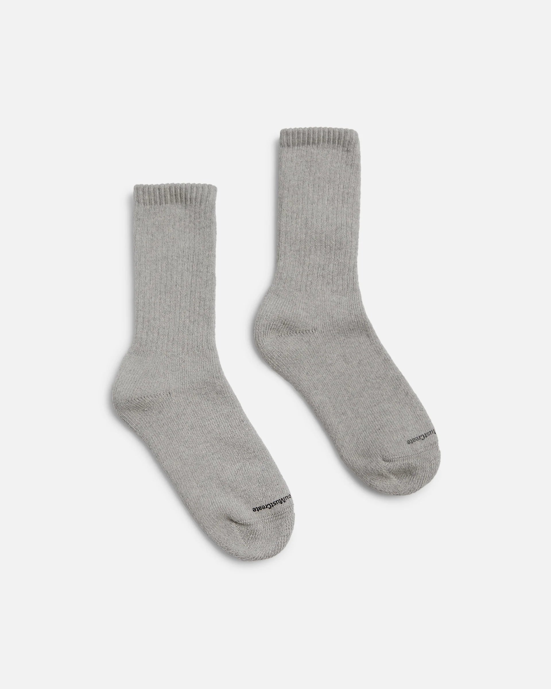 Earth Solid Socks - Grey