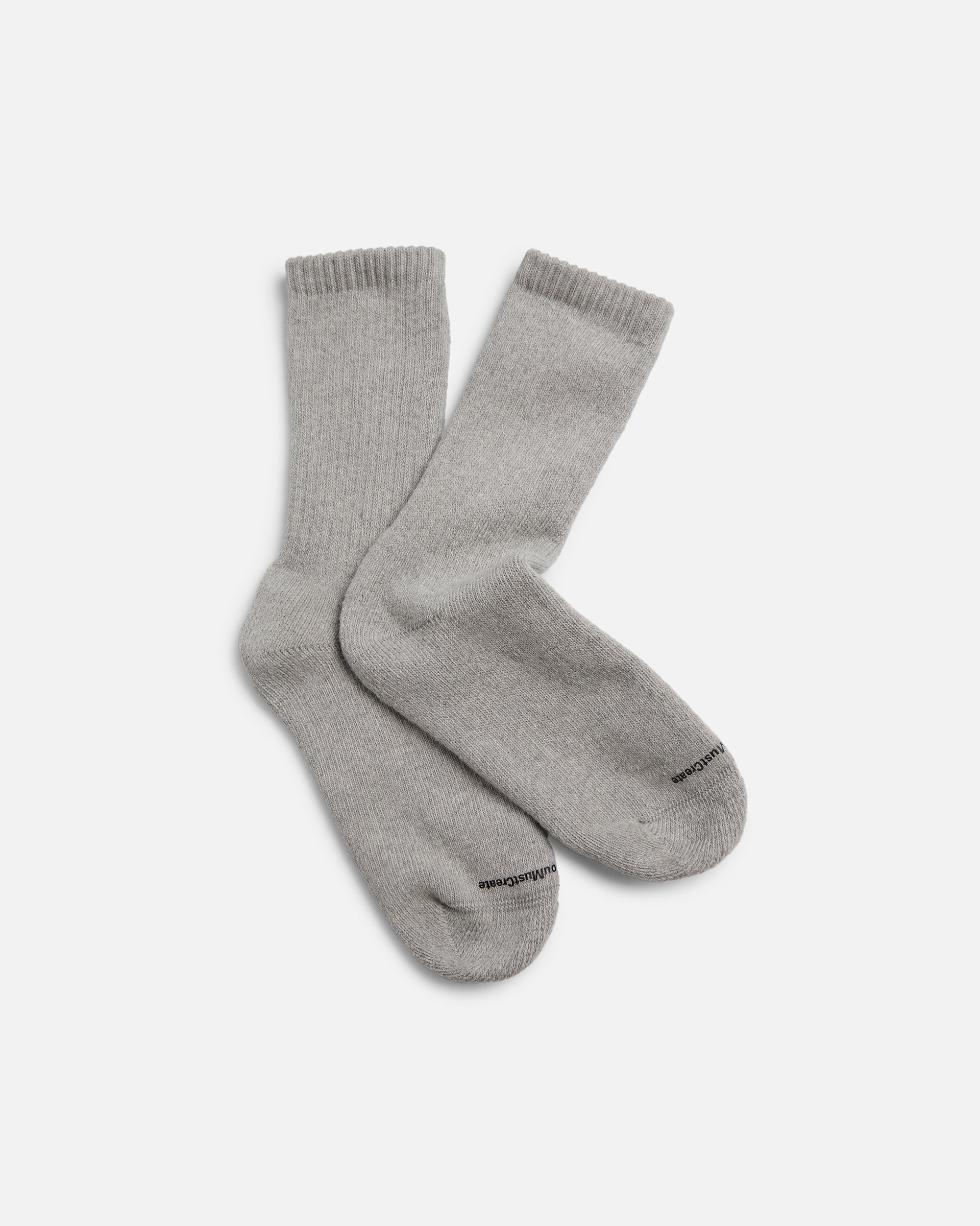 Earth Solid Socks - Grey