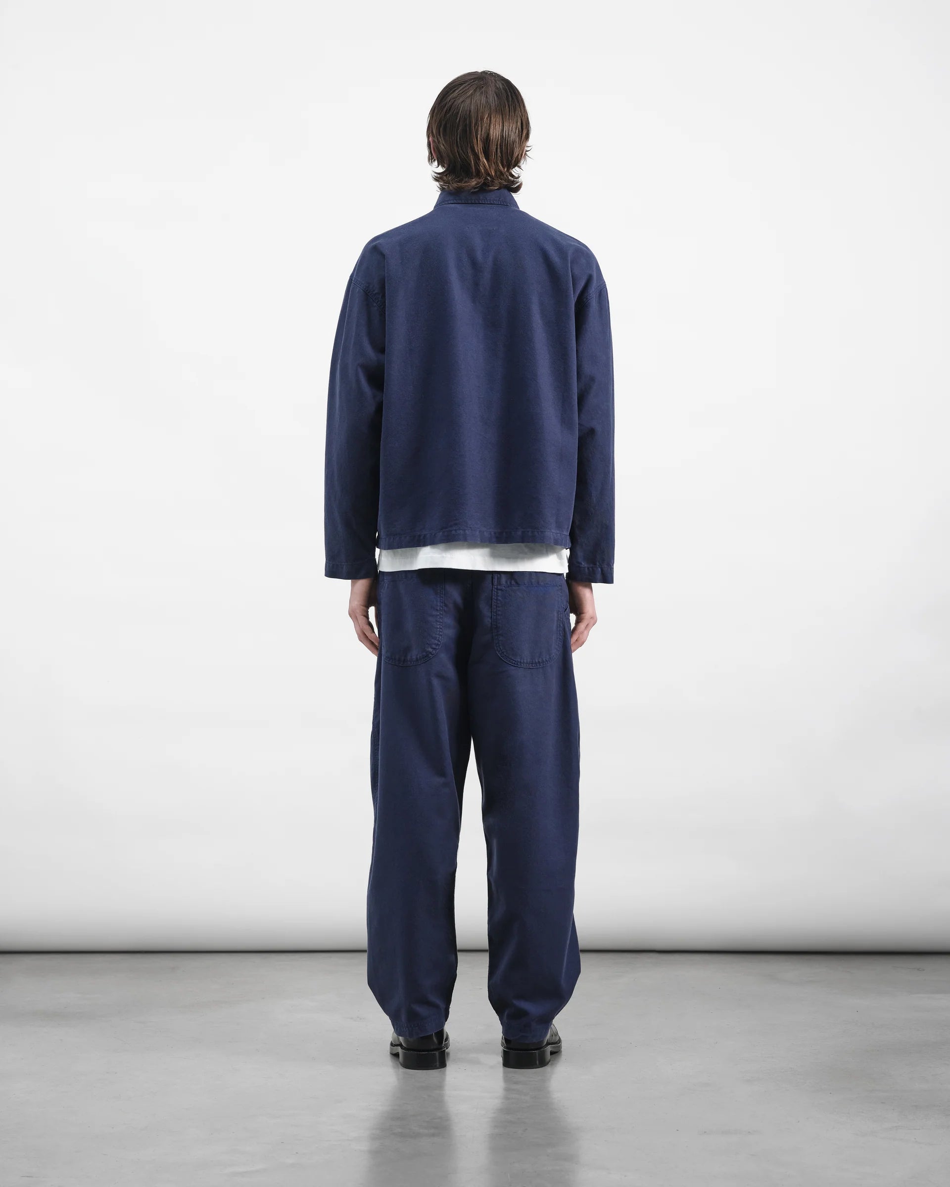 Twisted Seam Trouser - Navy