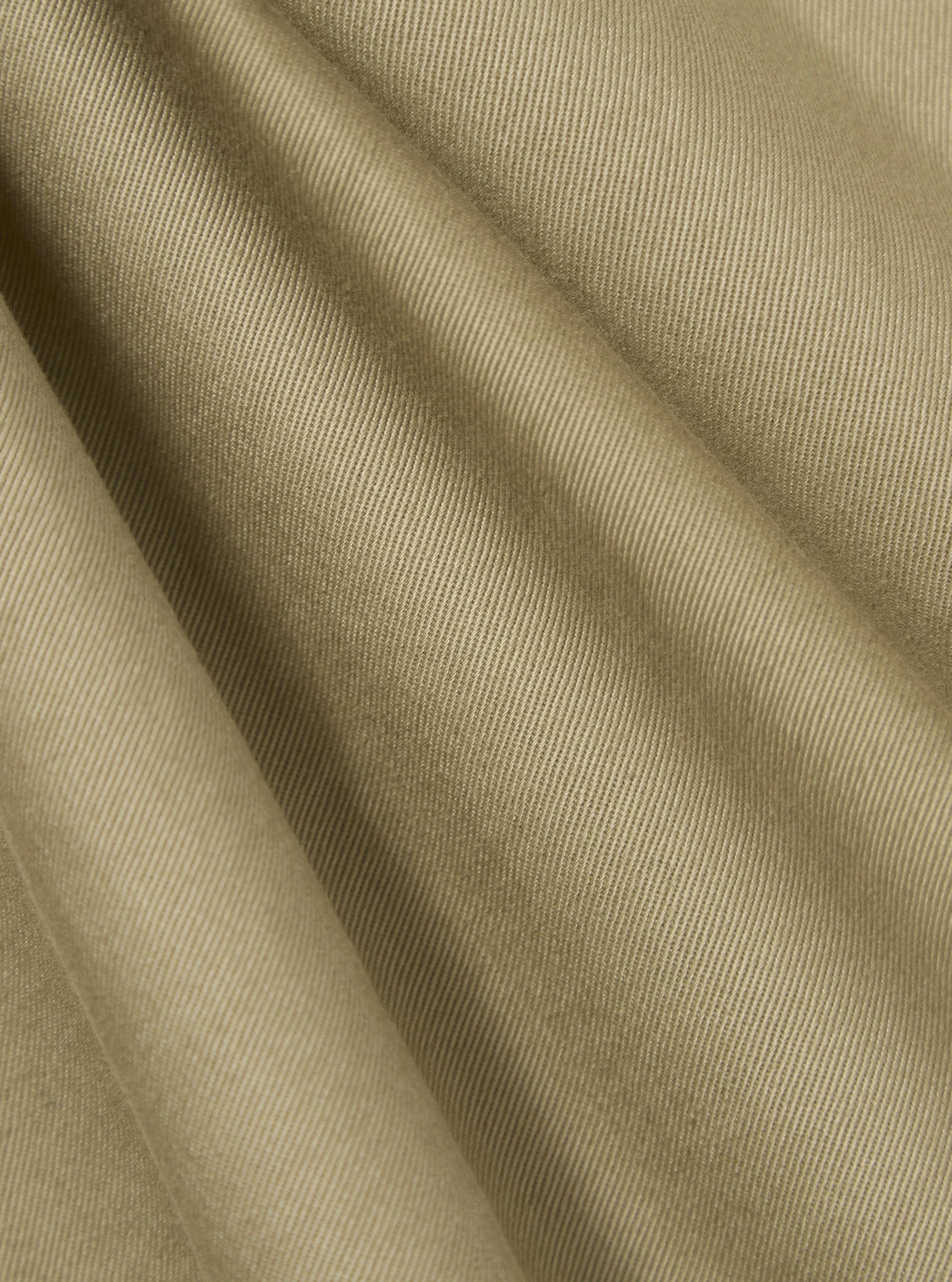 Twill Pleated Track Pant - Sand