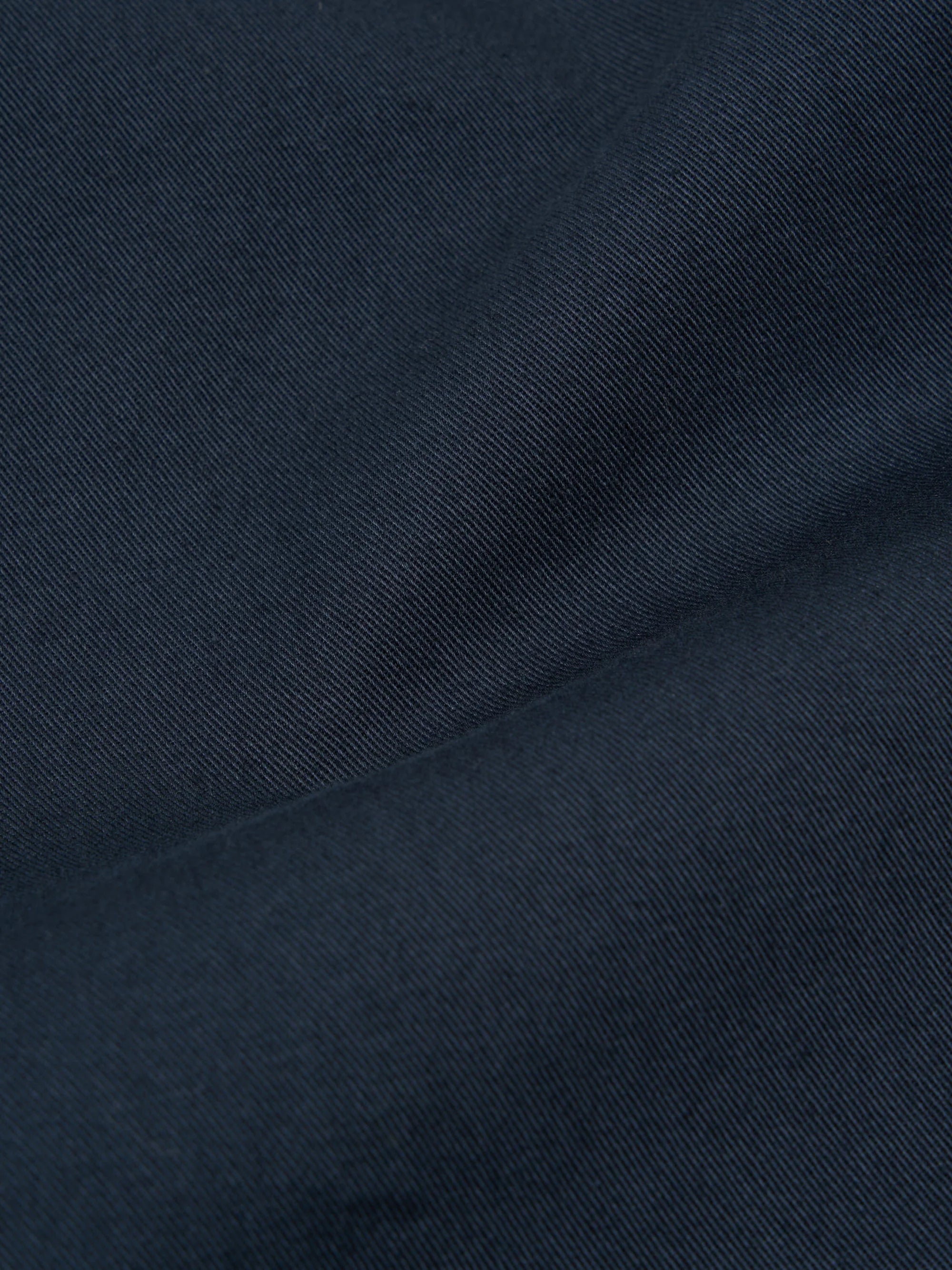 Twill Pleated Track Pant - Navy