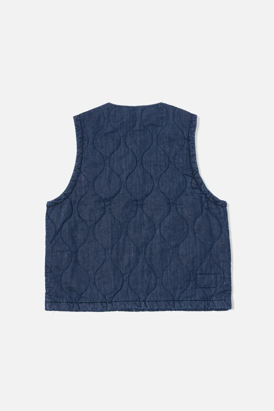 Weekend Gilet - Indigo Quilt Denim