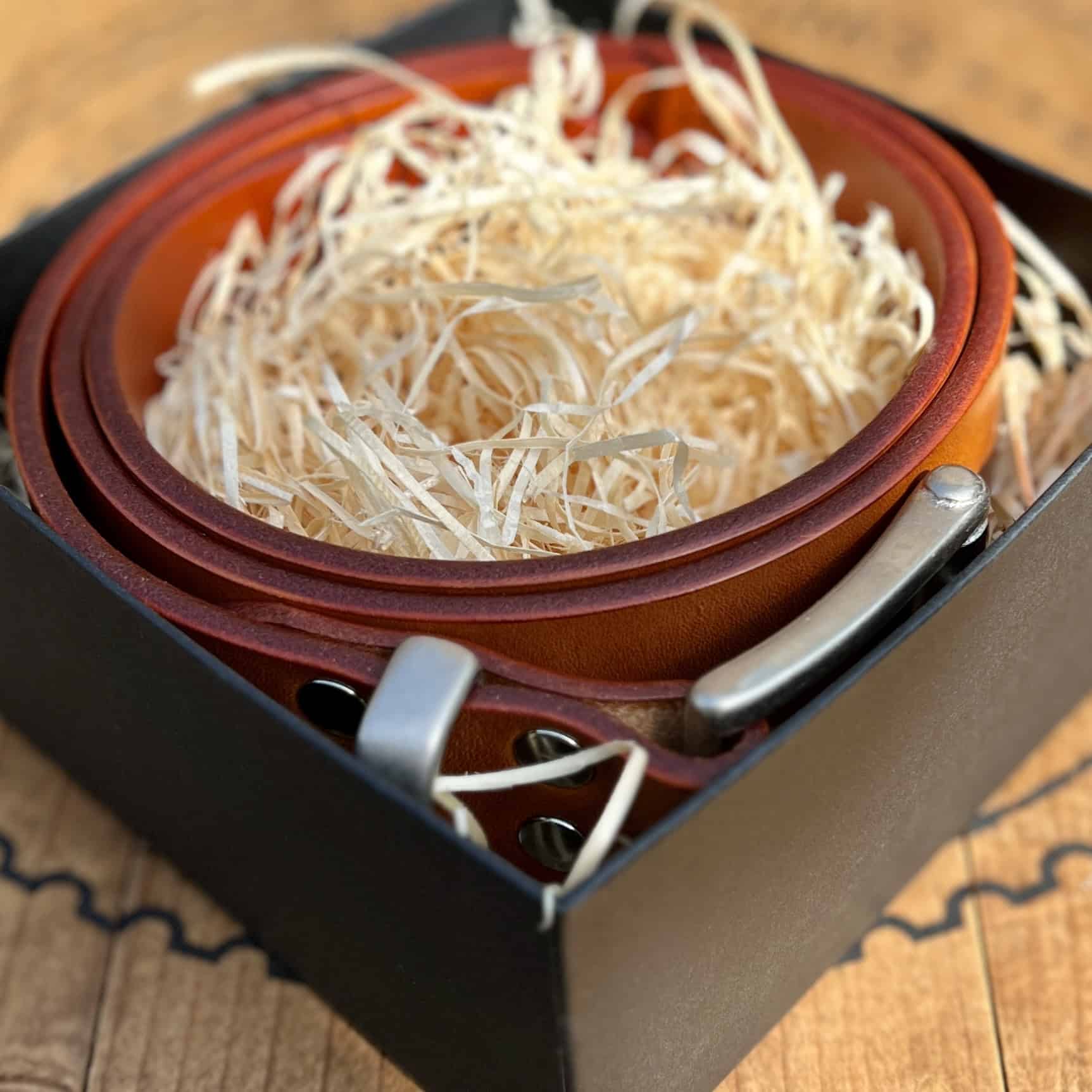 Garrison Belt - Harness Tan/Nickel
