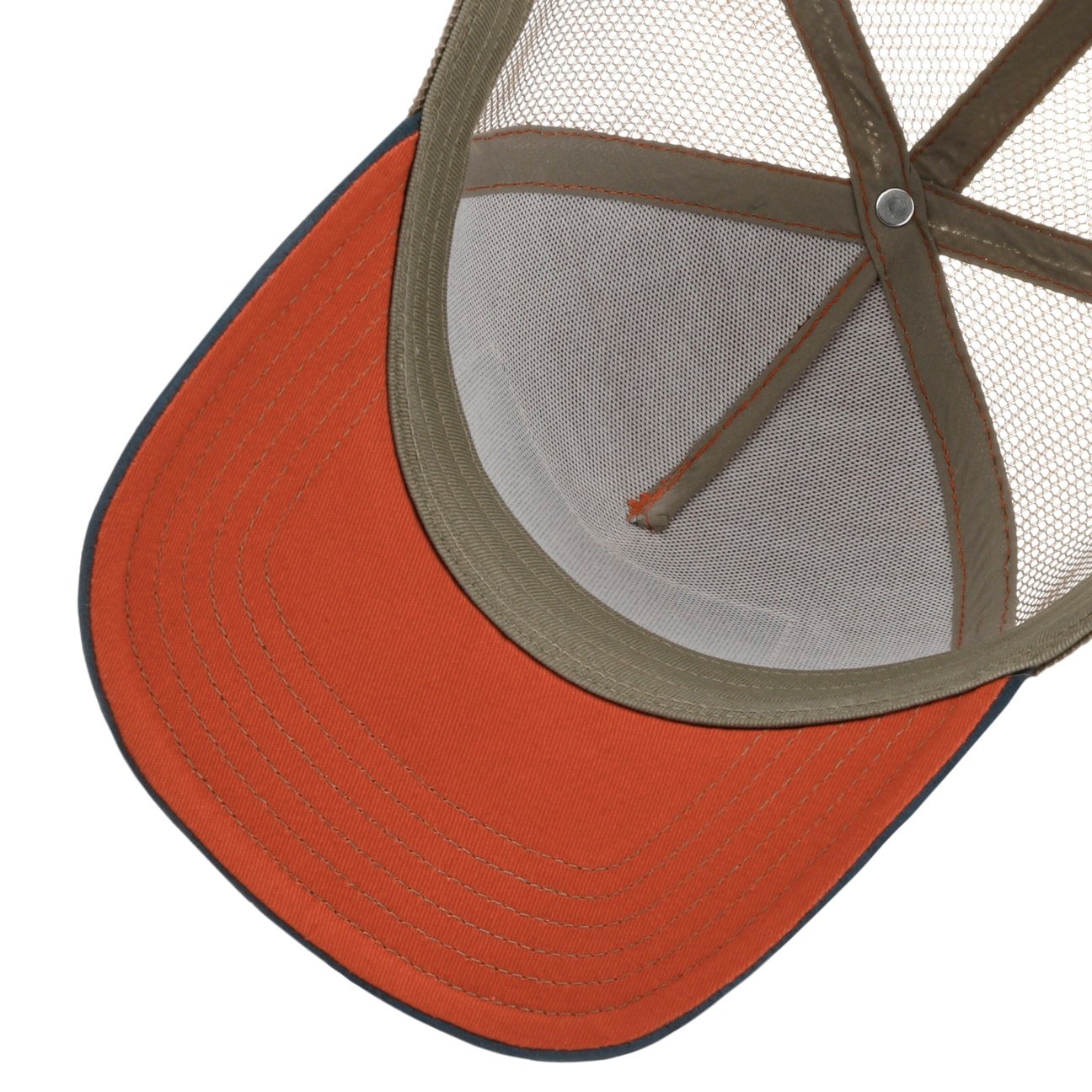 Canoe Trucker Cap - Blue/Red