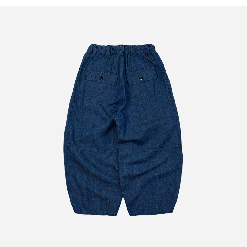 Denim Balloon Pants - Blue