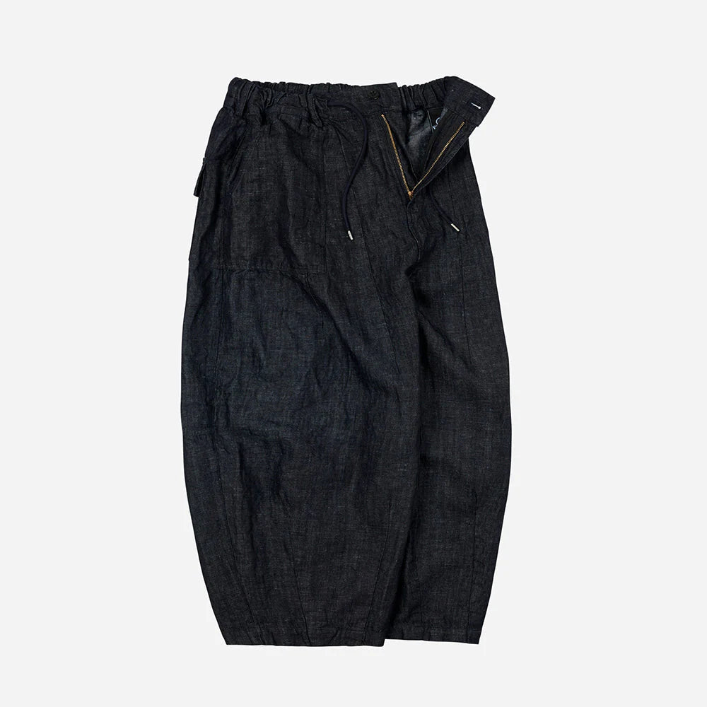 Denim Balloon Pants - Indigo