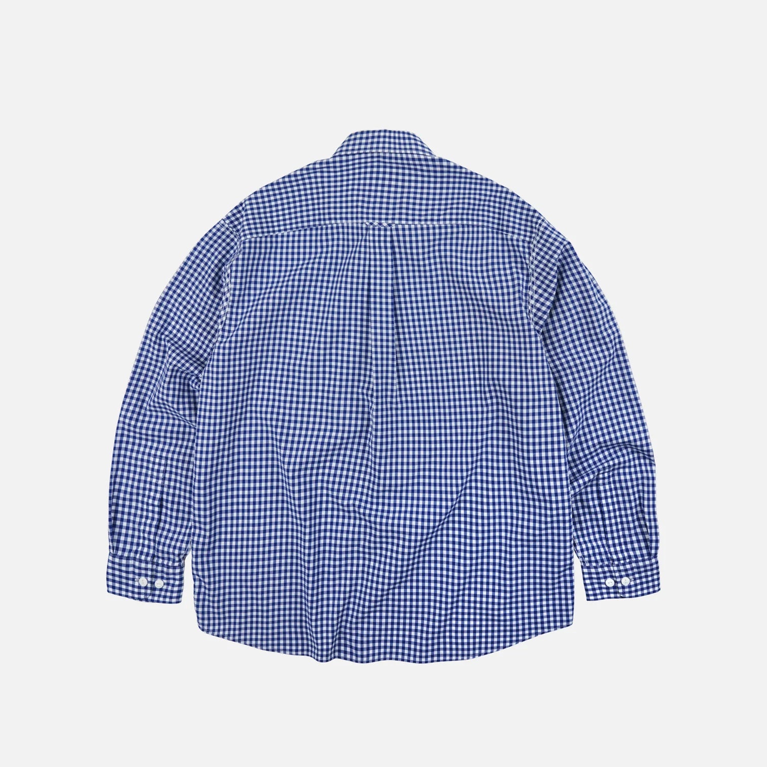 Ease Gingham Check Shirt - Blue