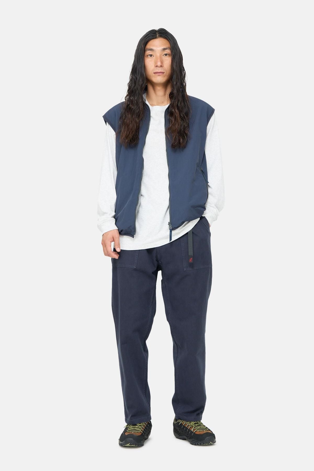 Loose Tapered Ridge Pant - Double Navy