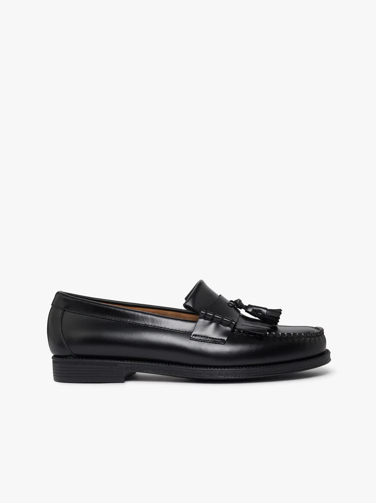 Easy Weejuns Layton II Kiltie Loafers - Black Leather
