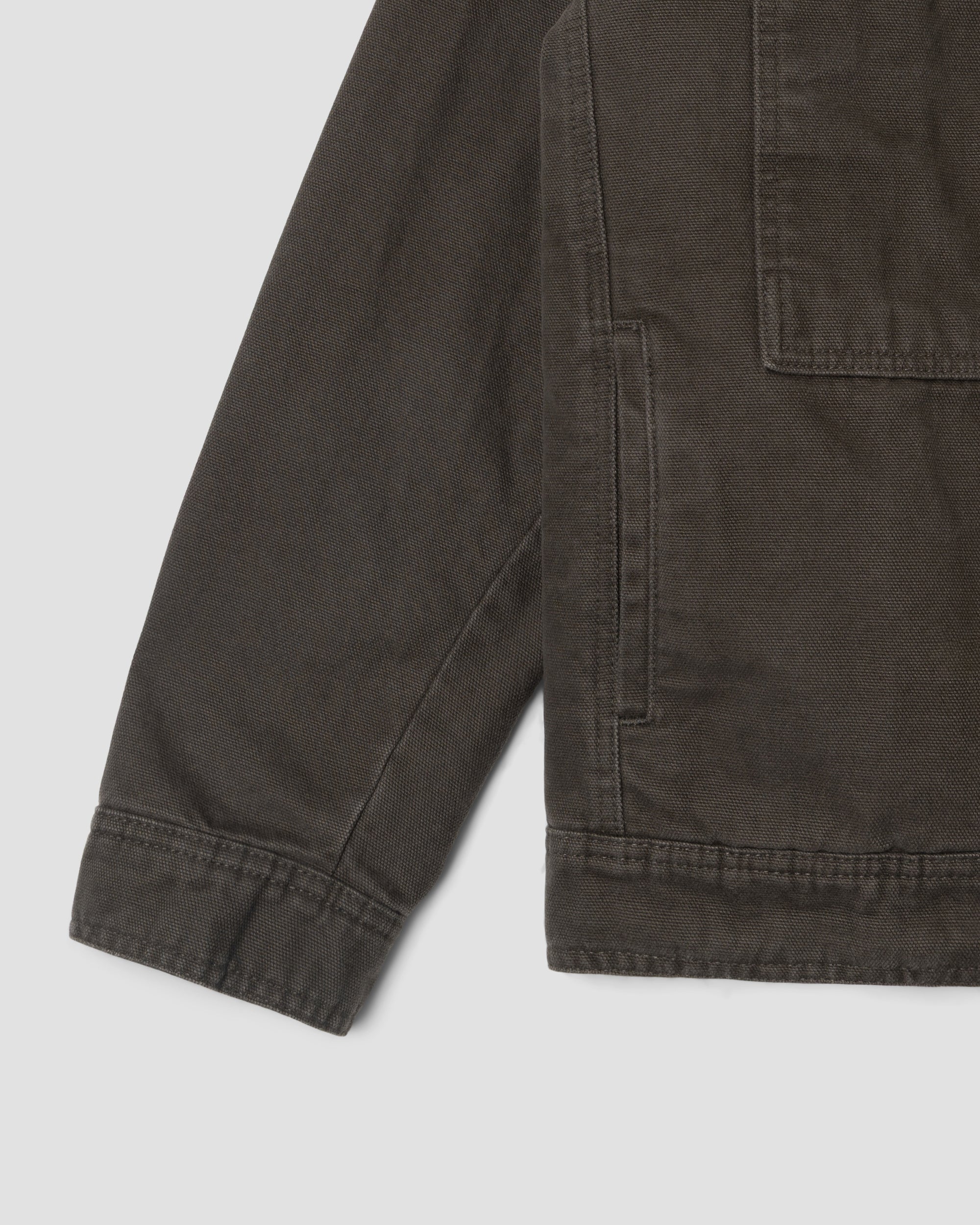 Lined Trucker Jacket - Charcoal Duck