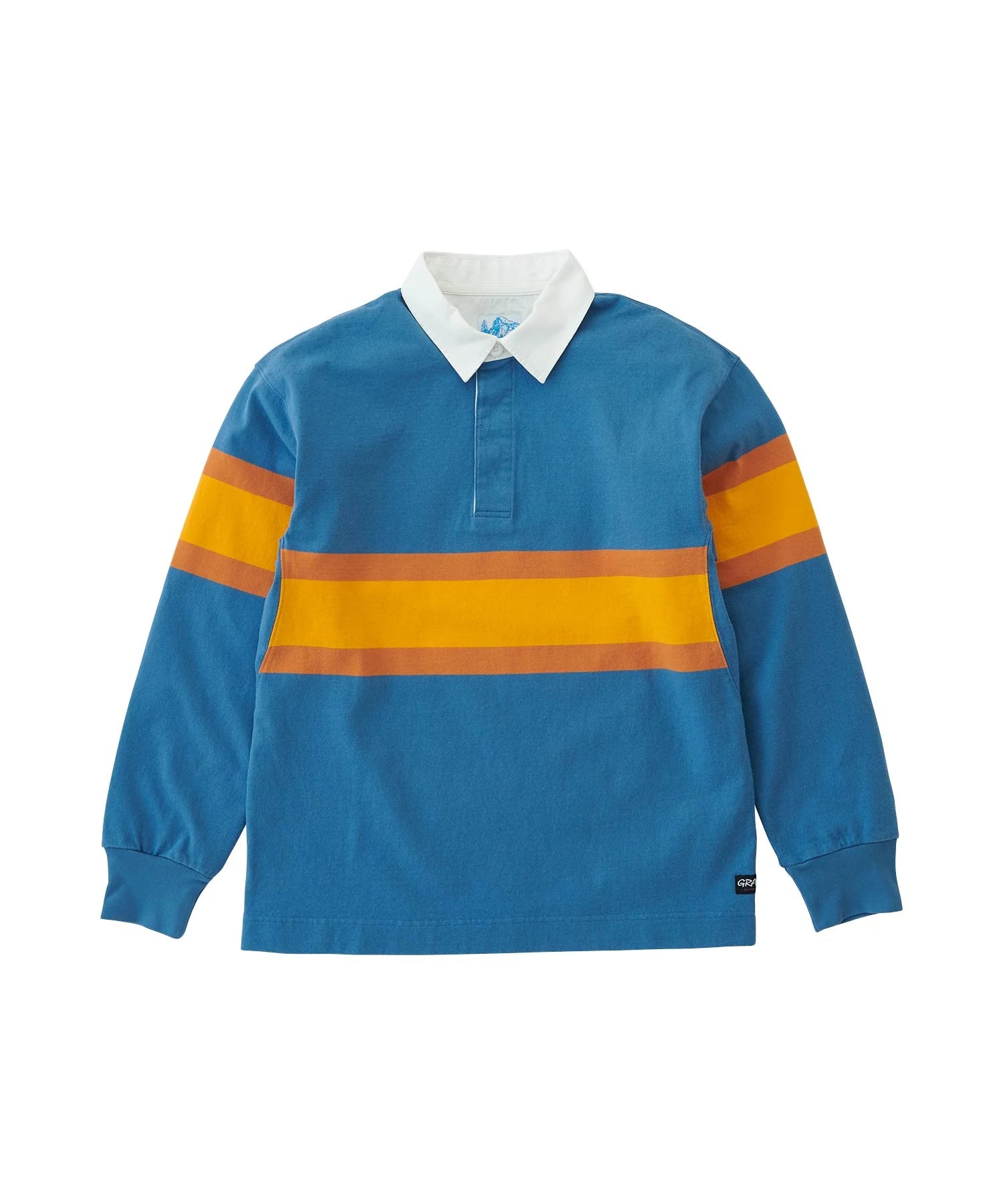 Langdon Rugby Shirt - Sky/Apricot