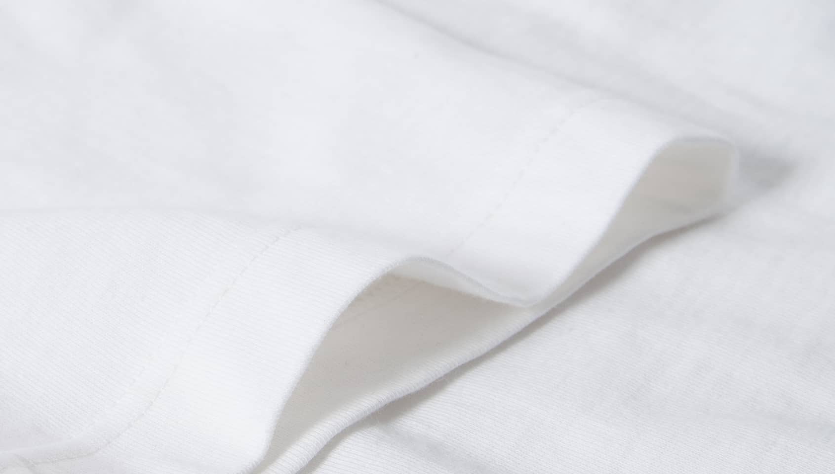 1950s Loopwheeled Classic Fit Lightweight T-Shirt - White