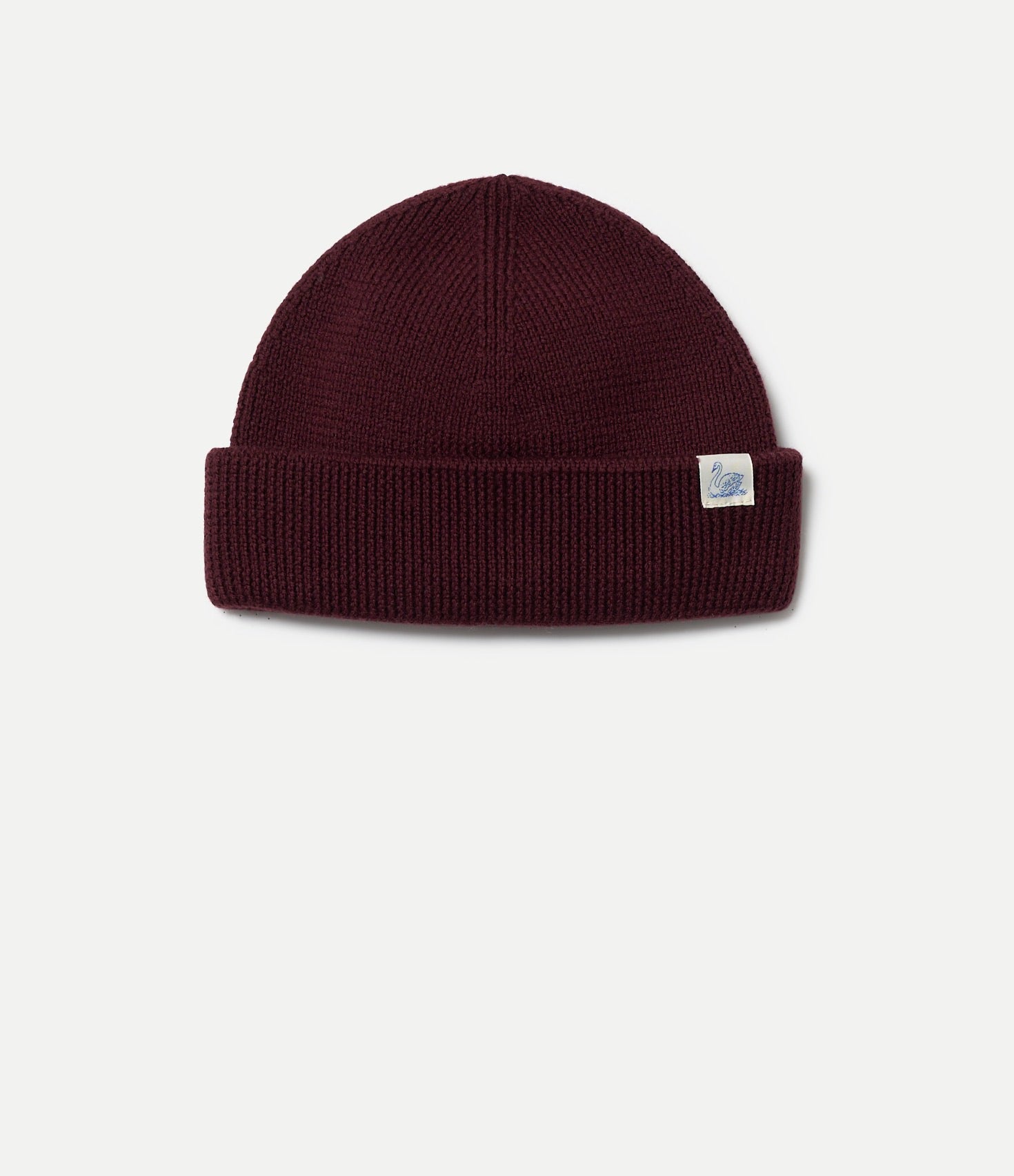 Merino Wool Watch Cap - Burgundy