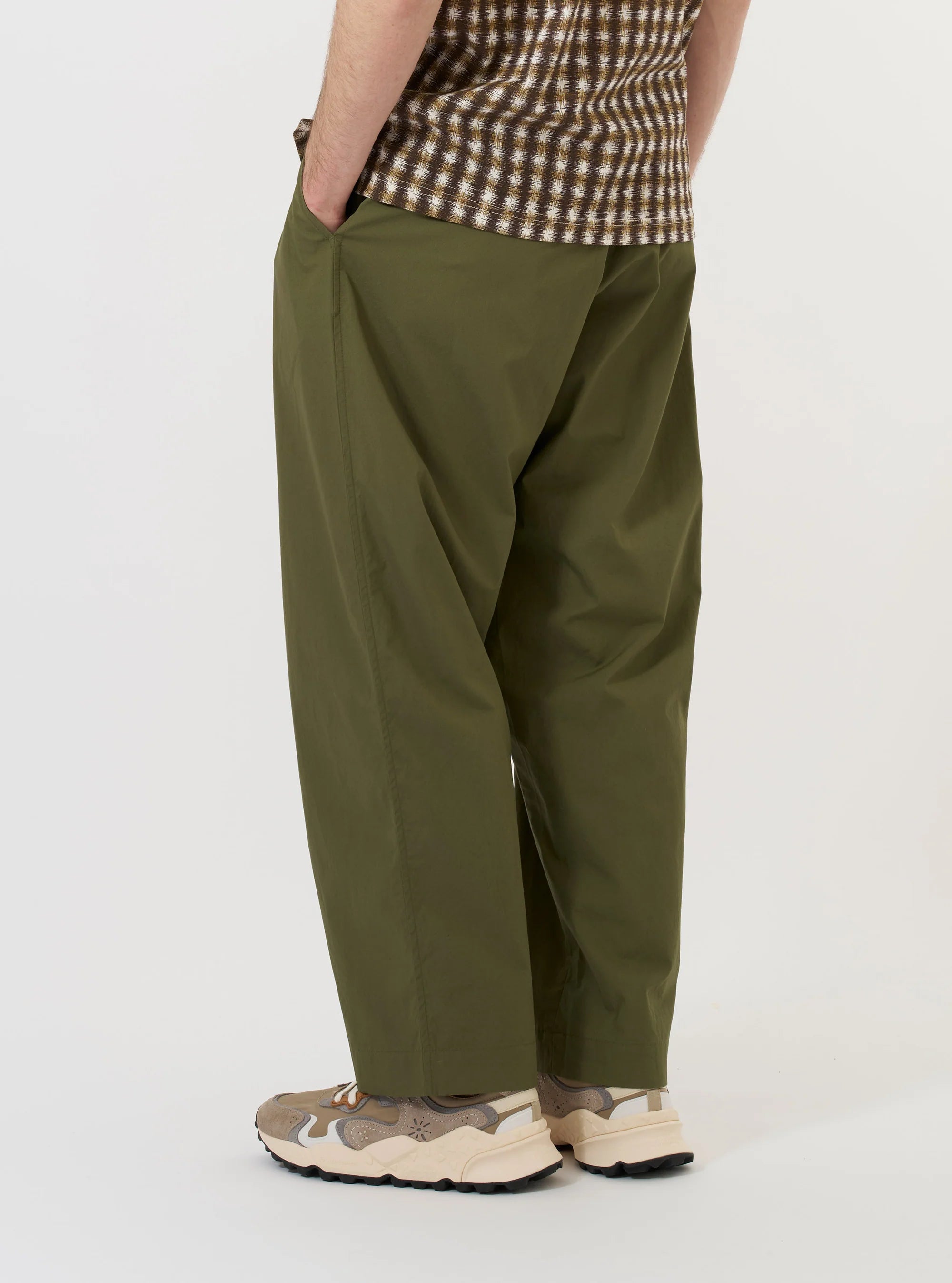Broadcloth Oxford Pant - Olive
