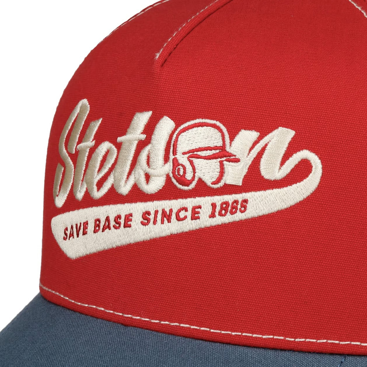 Save Base Trucker Cap - Red/Blue