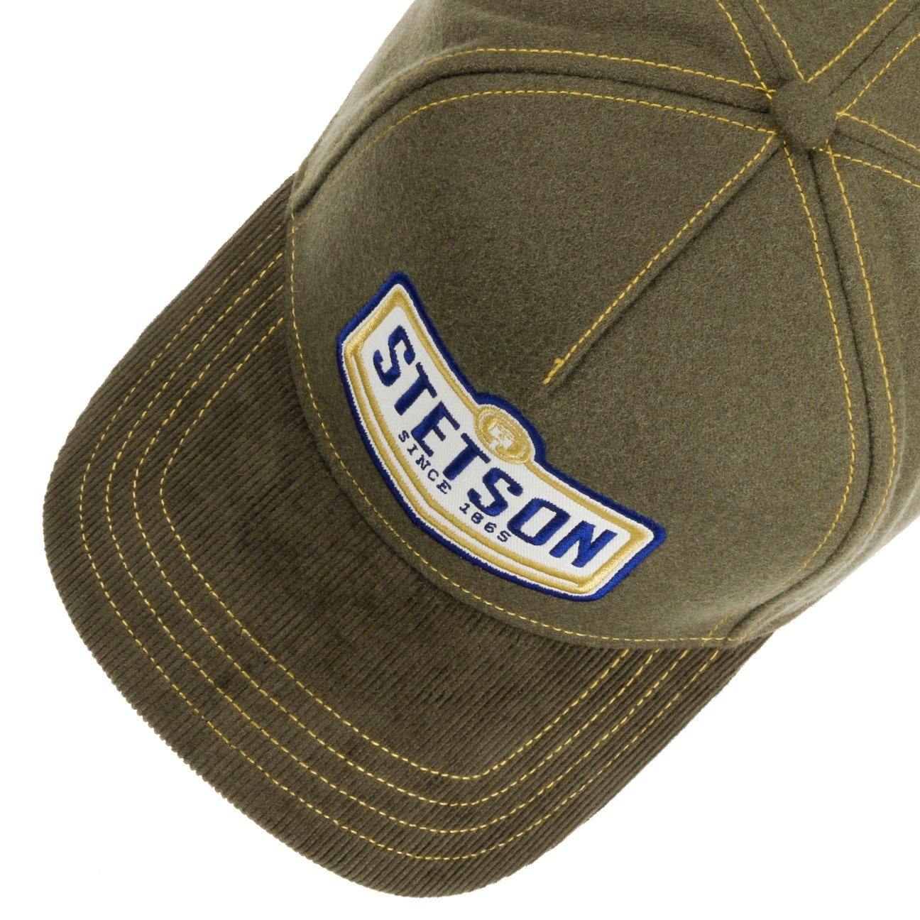 Wordmark Patch Trucker Cap - Olive