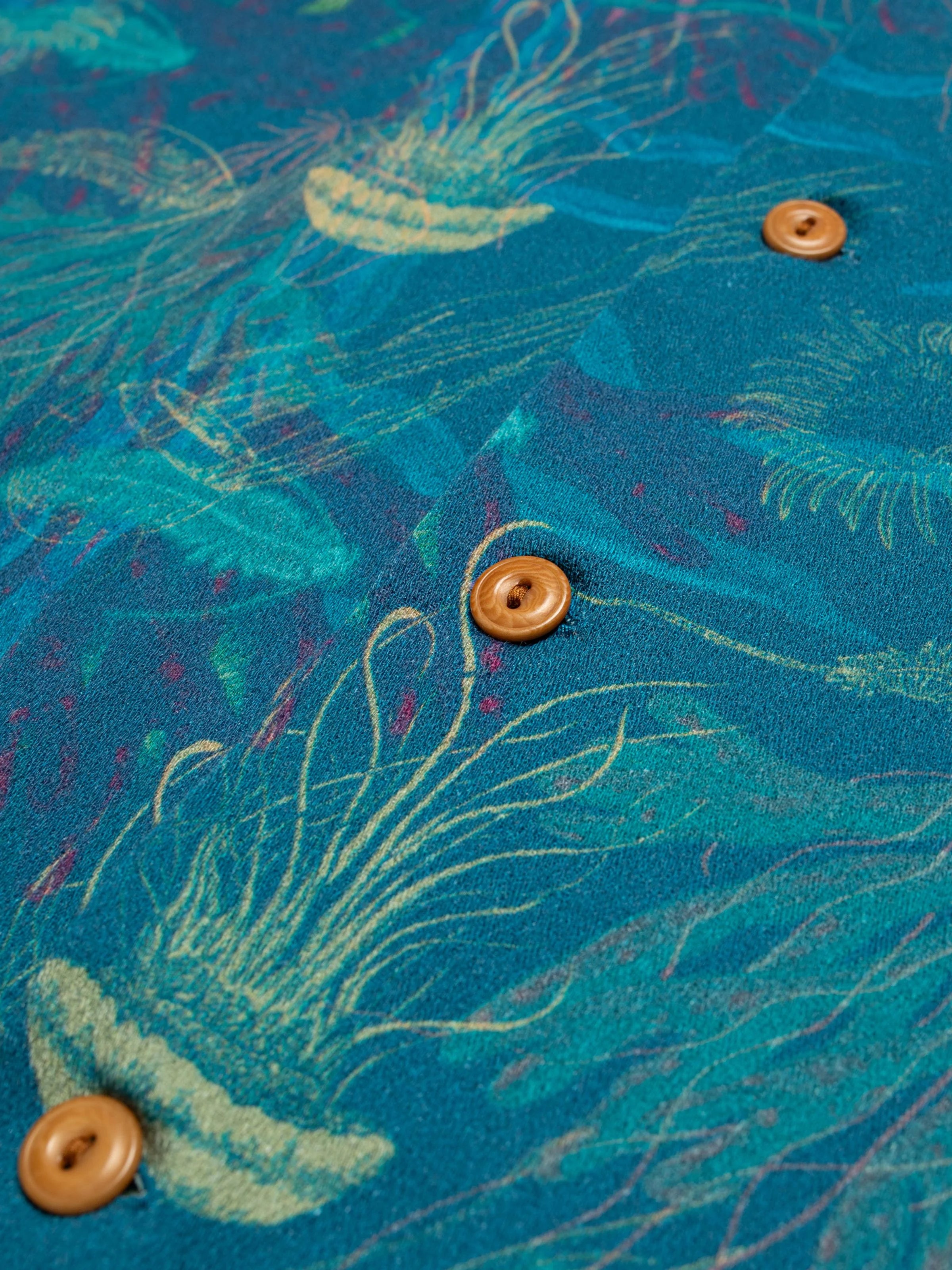 Arvid Hawaii Shirt Deep Sea - Blue