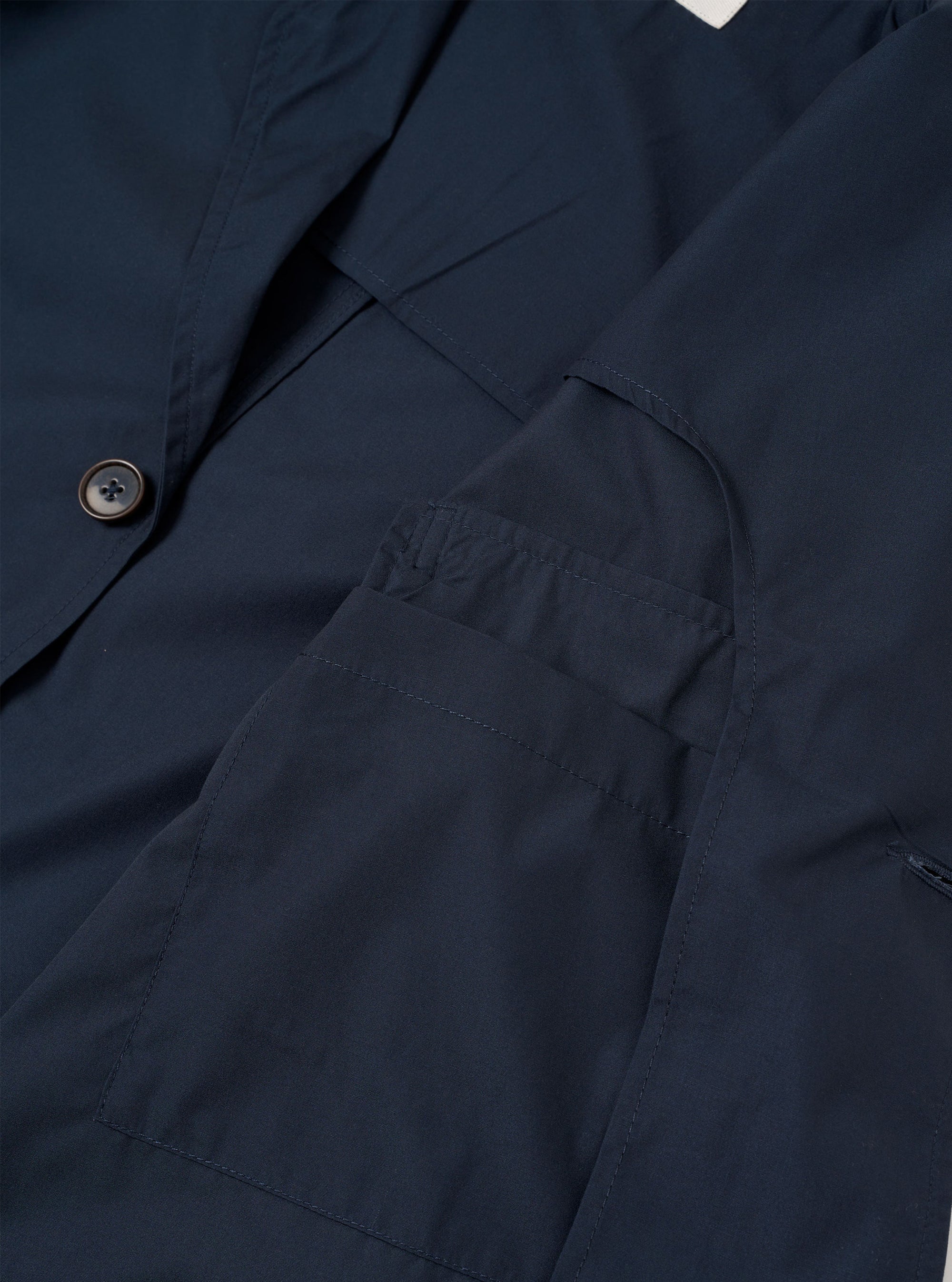 Recycled Polytech Capitol Jacket - Navy