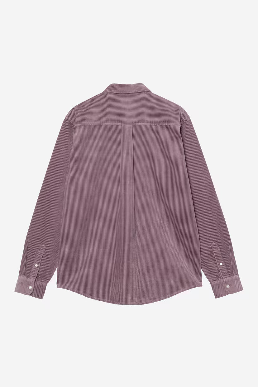 L/S Madison Cord Shirt - Phlox