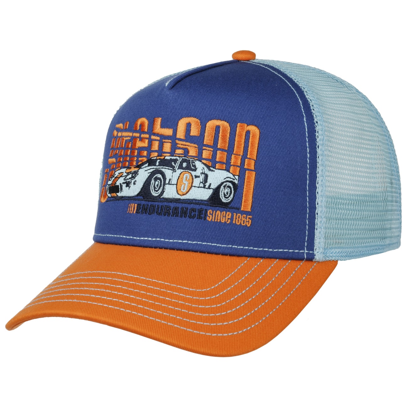 Endurance Trucker Cap - Blue/Orange