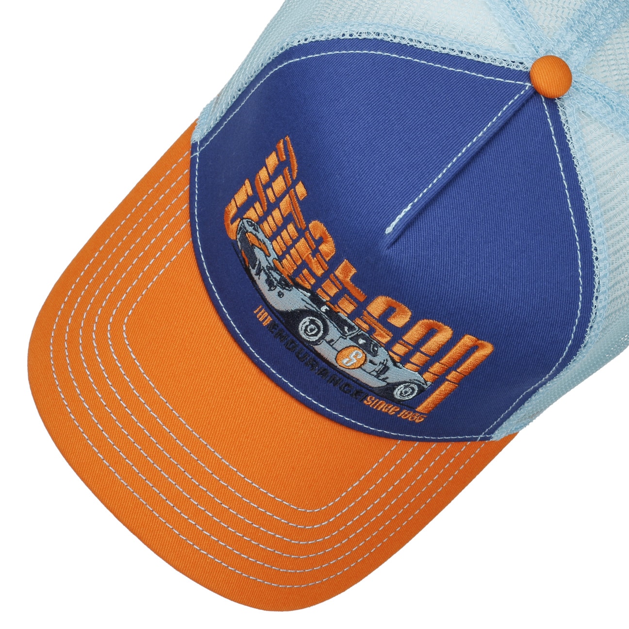 Endurance Trucker Cap - Blue/Orange