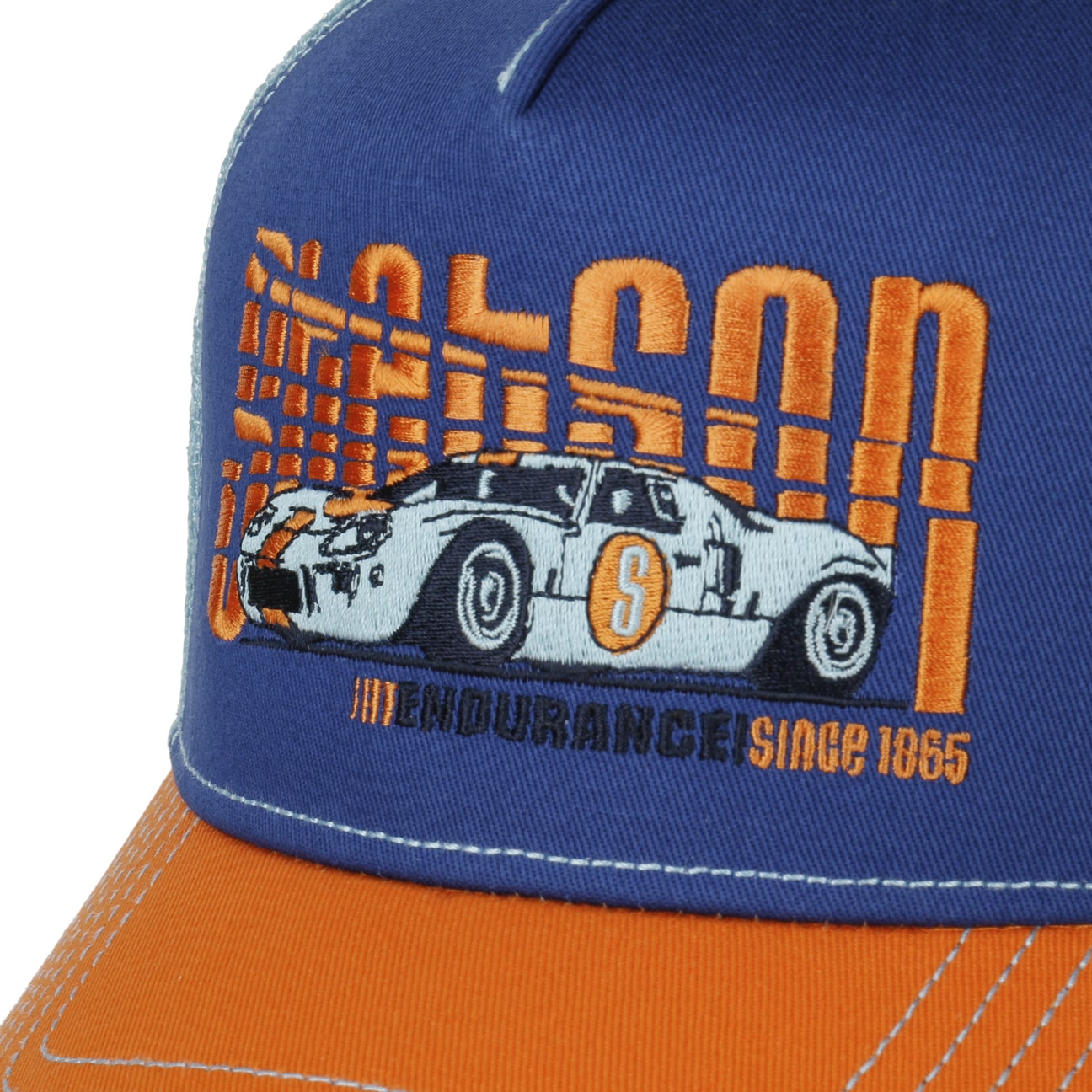 Endurance Trucker Cap - Blue/Orange