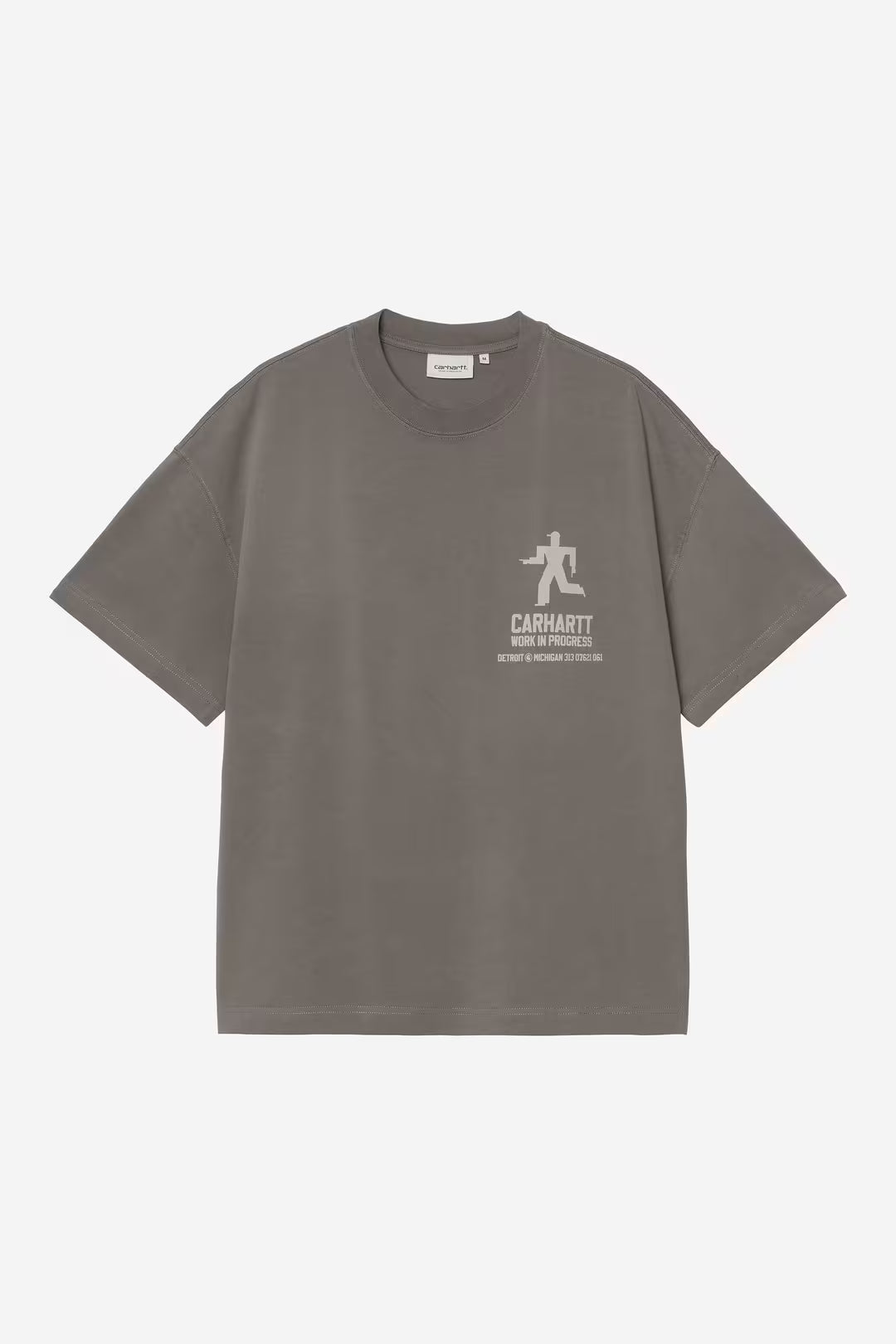 S/S Distance T-Shirt - Graphite (Stone Dyed)