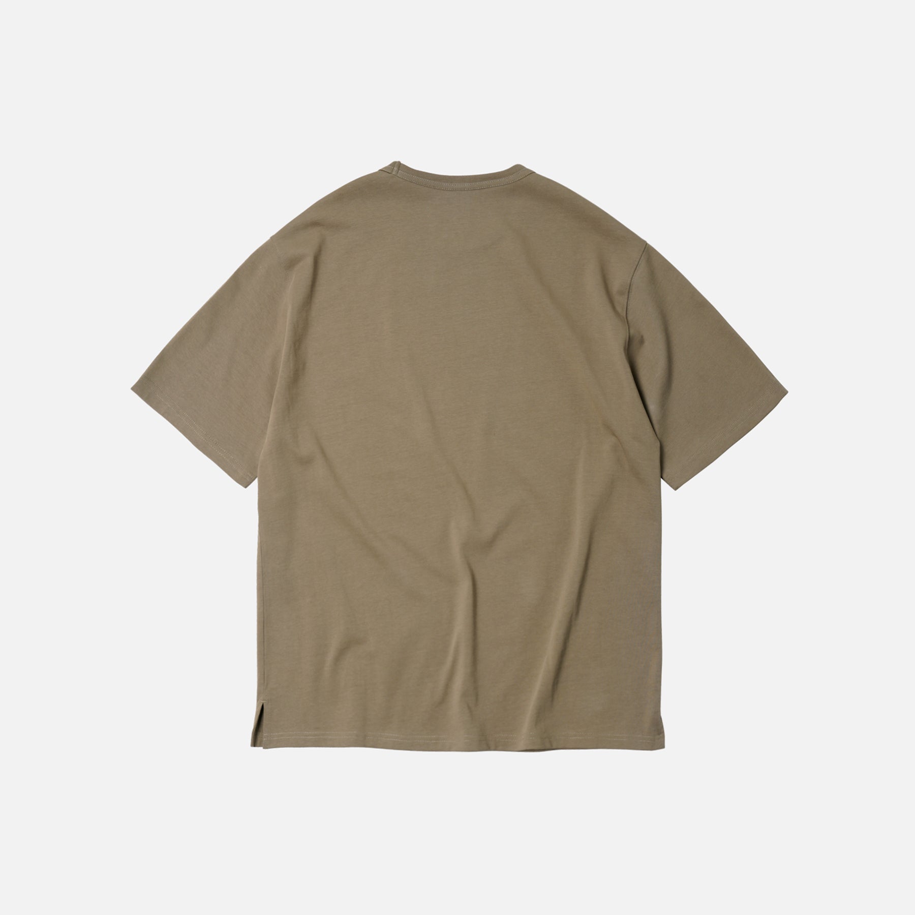 OG Double Rib Oversized Tee - Mud