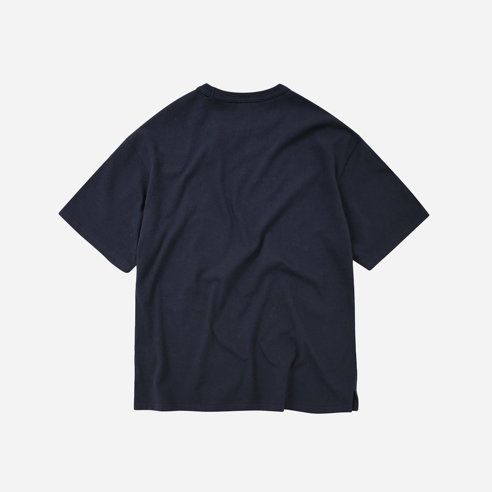 OG Double Rib Oversized Tee - Navy
