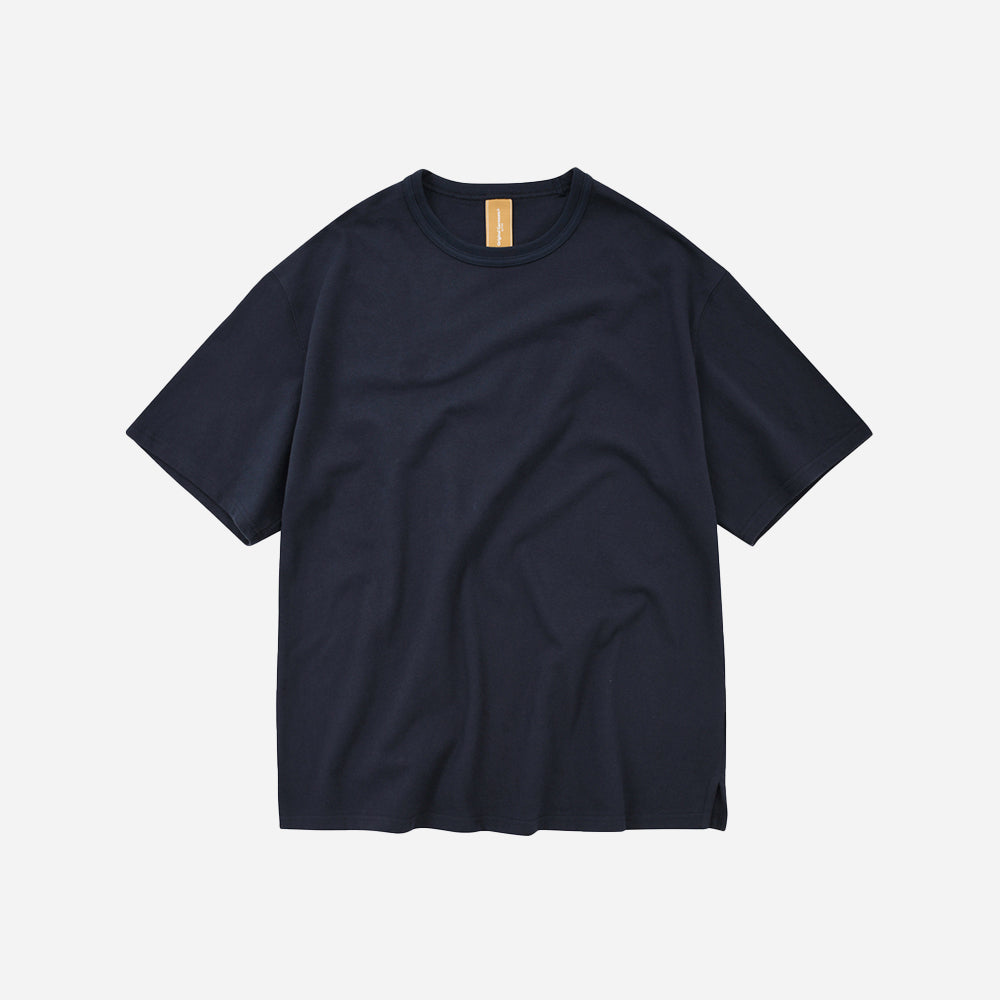 OG Double Rib Oversized Tee - Navy