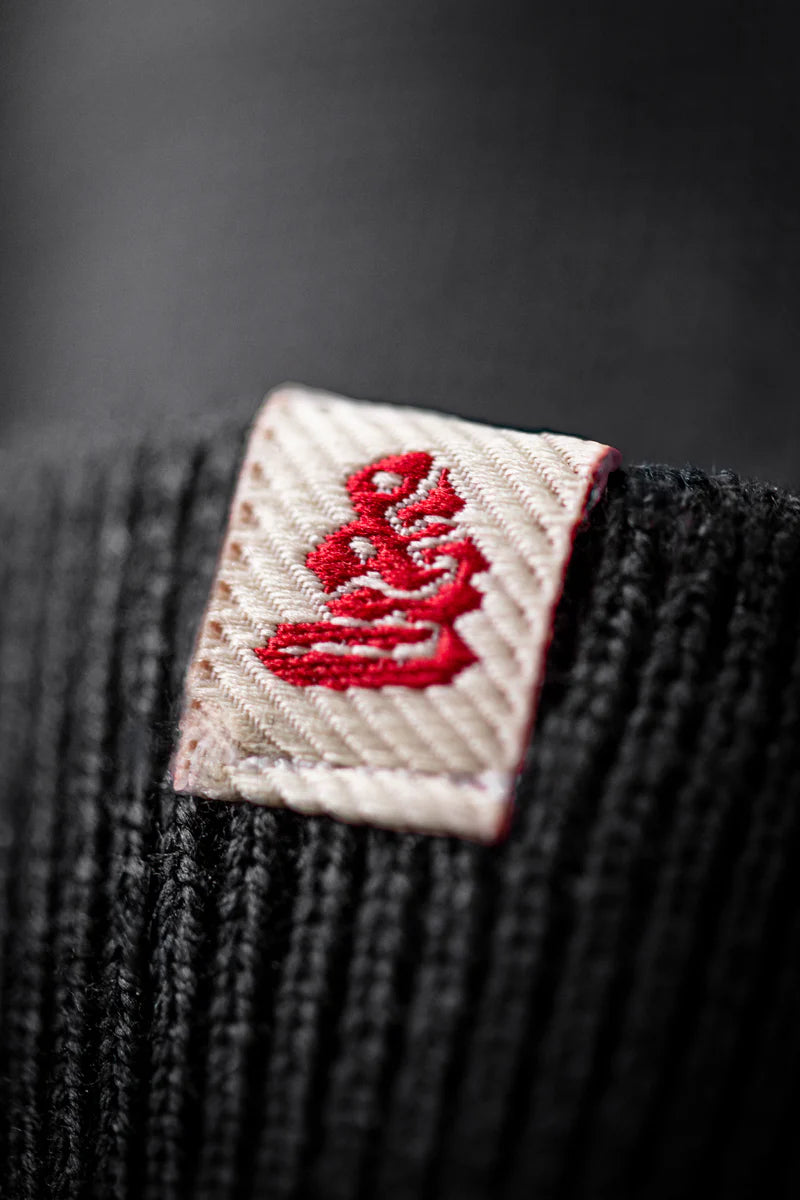 Portland Lightweight Cardigan - Black/White