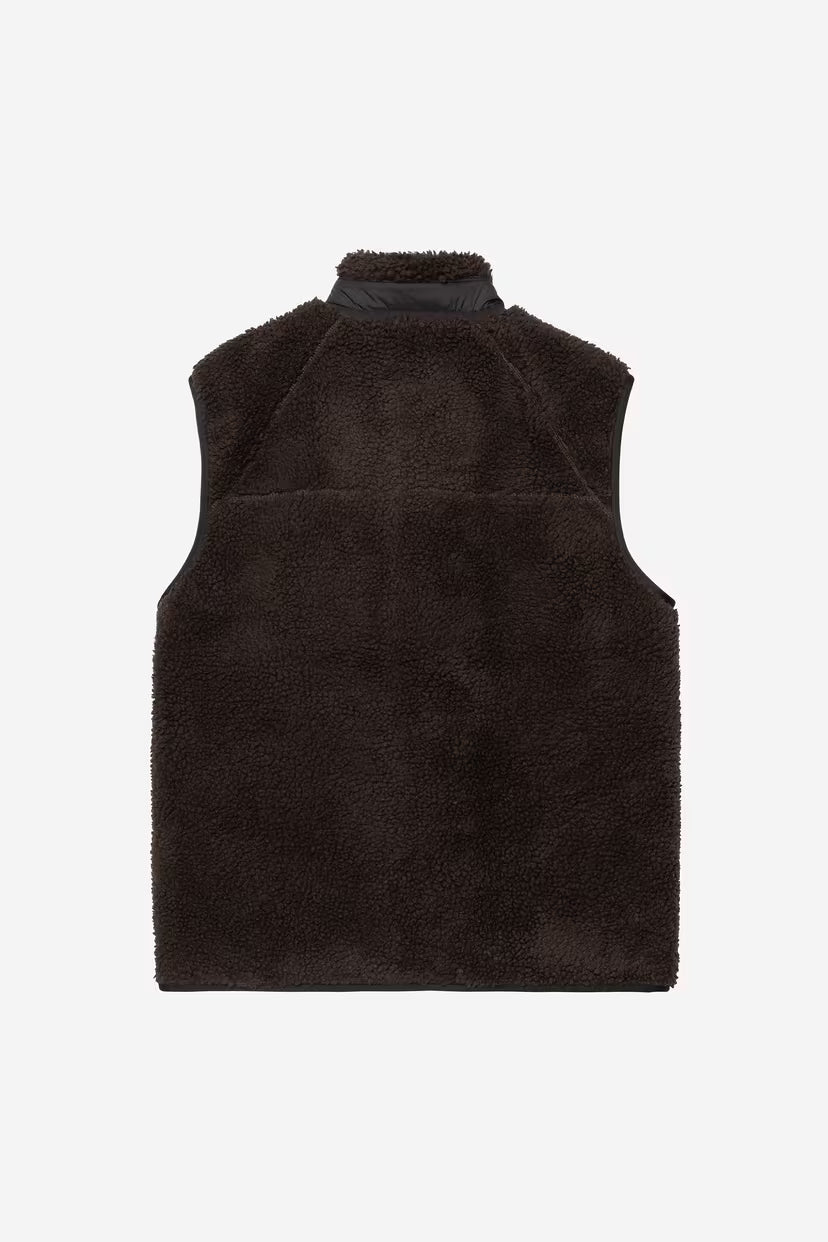 Prentis Fleece Vest Liner - Palisander/Black