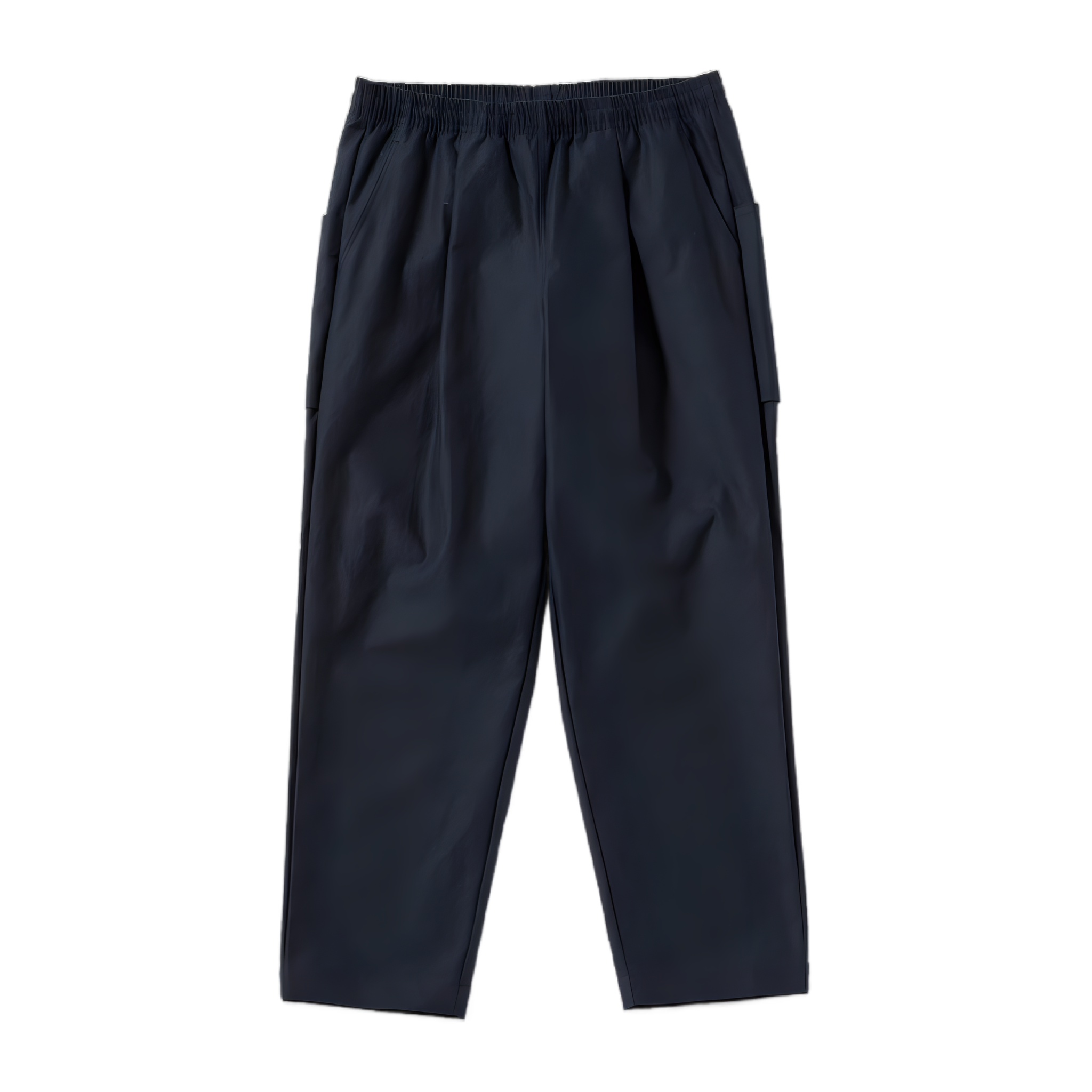 Back Nep Umps Pants - Dark Navy