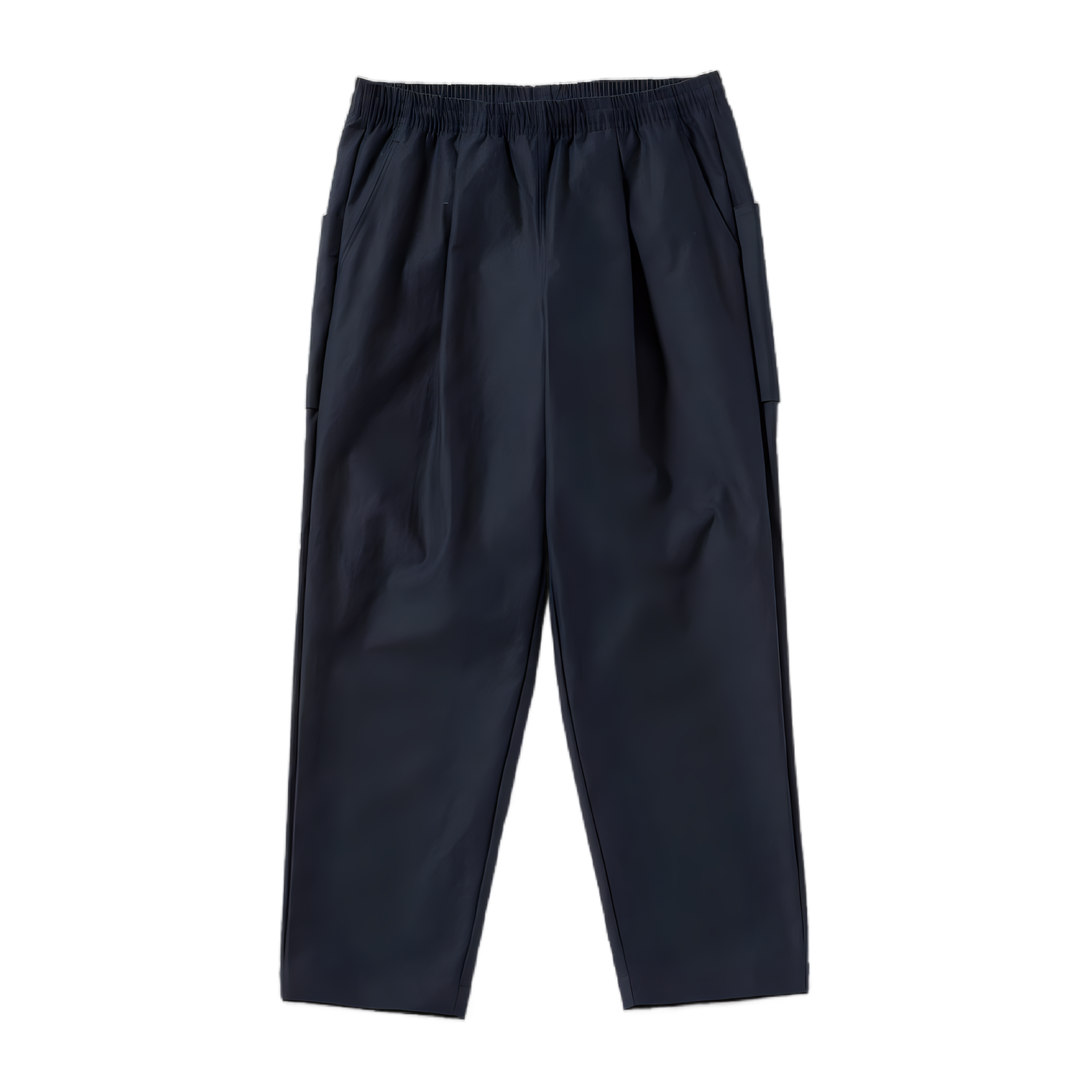 Back Nep Umps Pants - Dark Navy (Long Length)