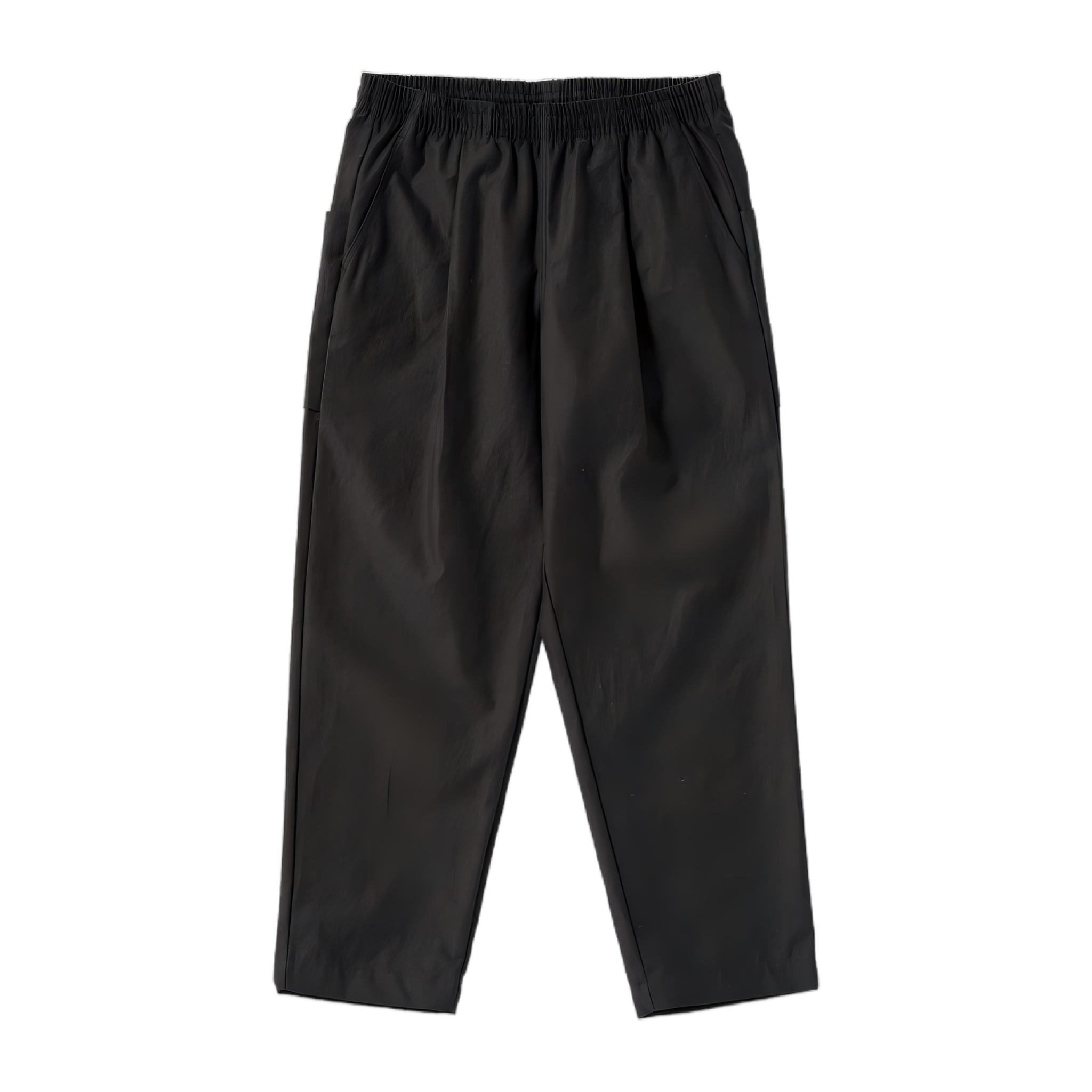 Back Nep Umps Pants - Black