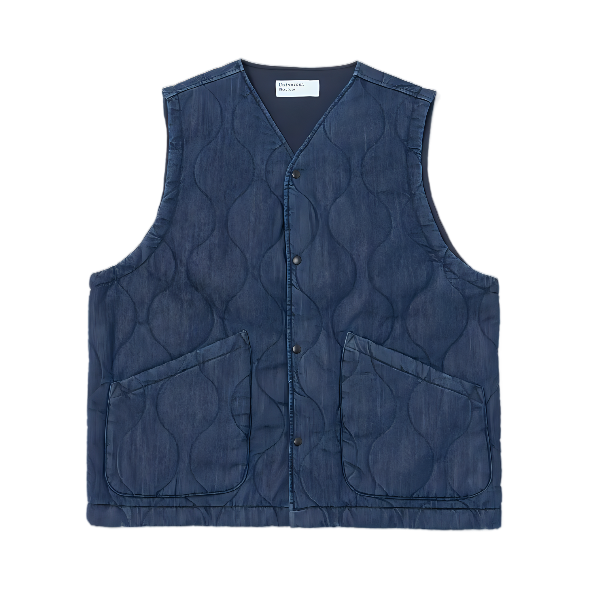 Weekend Gilet - Indigo Quilt Denim