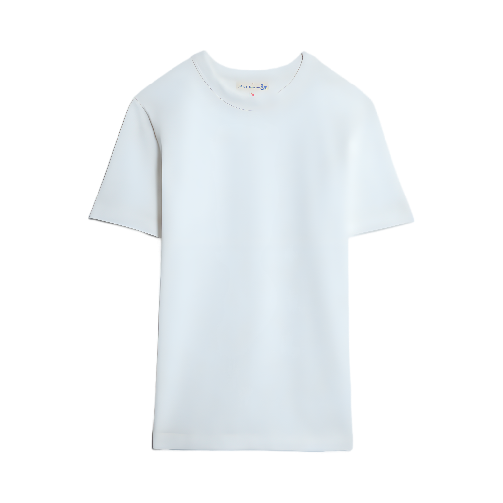 214 Loop-Wheeled Relaxed Fit Mid-Weight T-Shirt - White