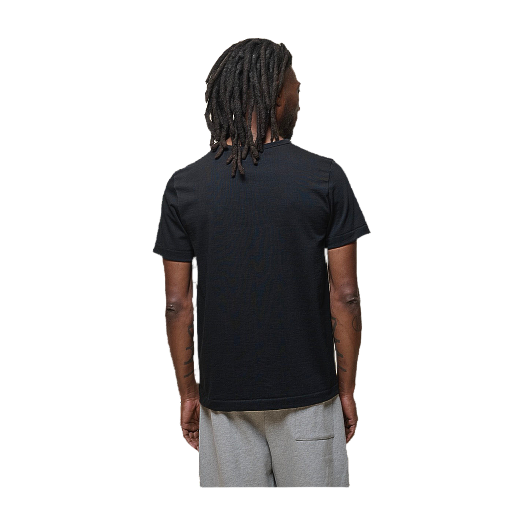 215 Loopwheeled Classic Fit Midweight T-Shirt - Deep Black