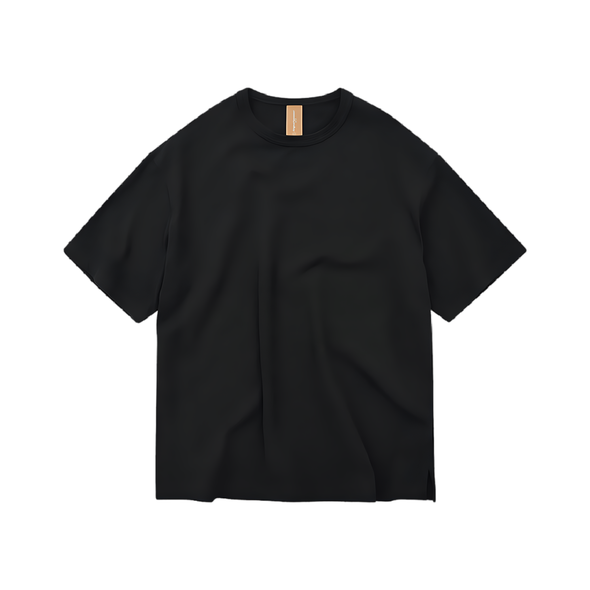 OG Double Rib Oversized Tee - Black