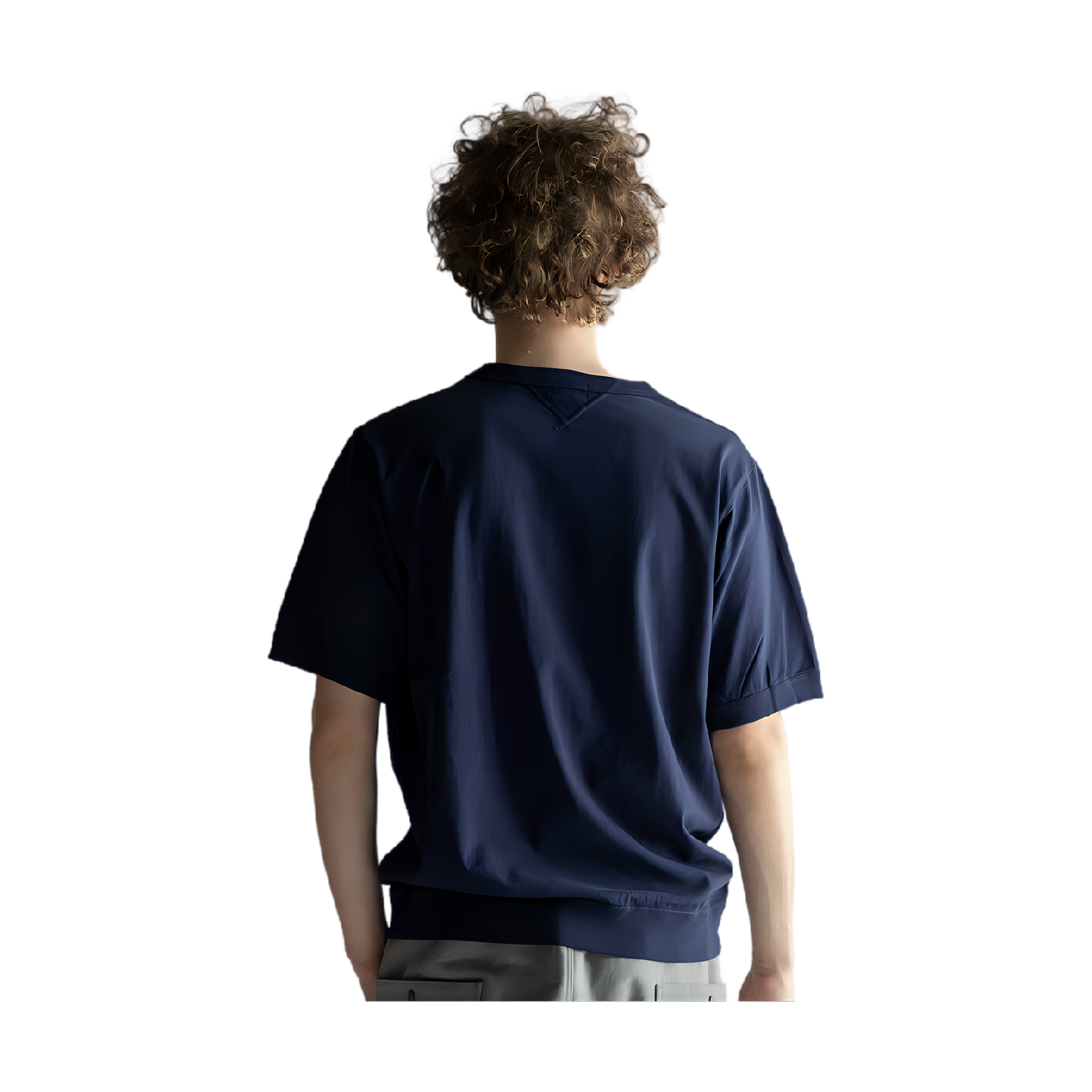 Rib T-Shirt - Navy