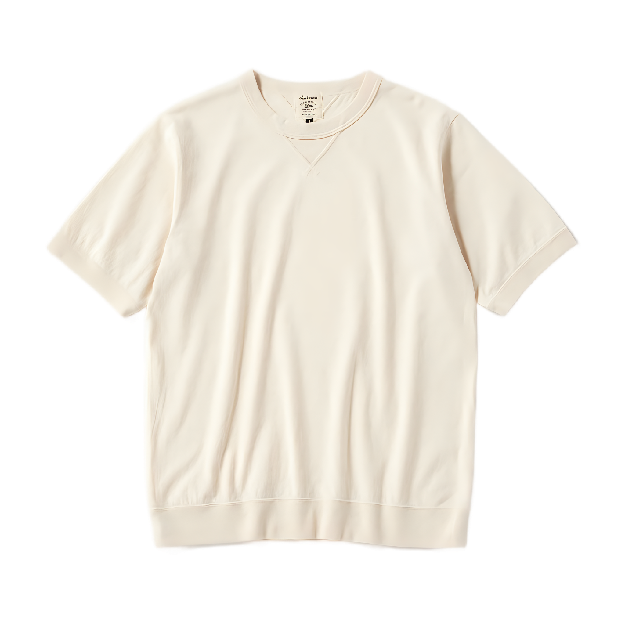 Rib T-Shirt - Ecru