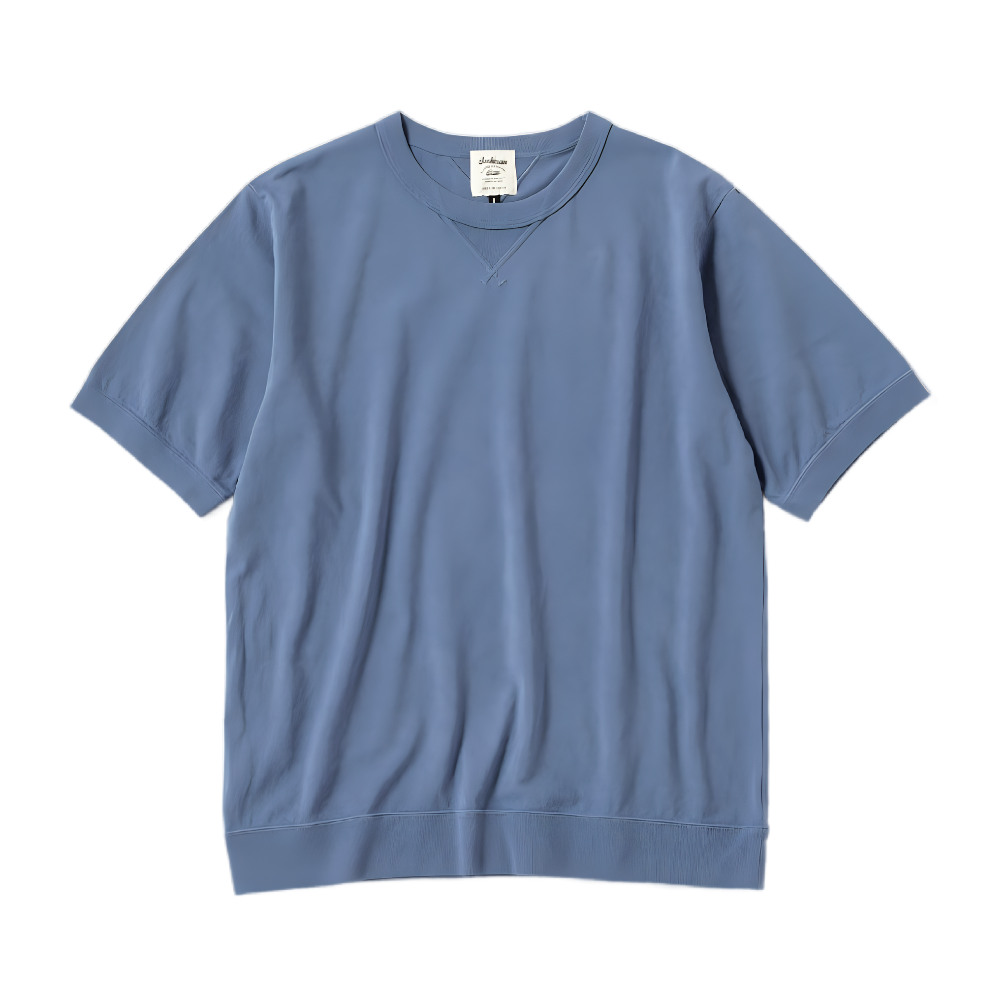 Rib T-Shirt - Retro Saxe