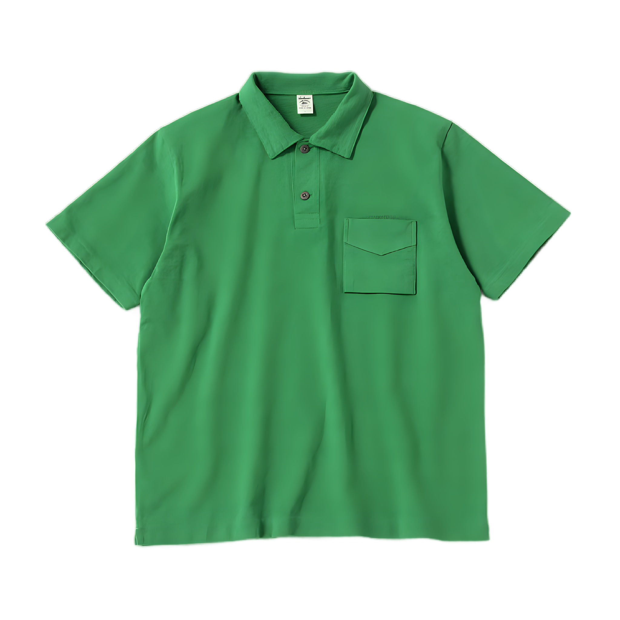 Dotsume Pocket Polo - True Green