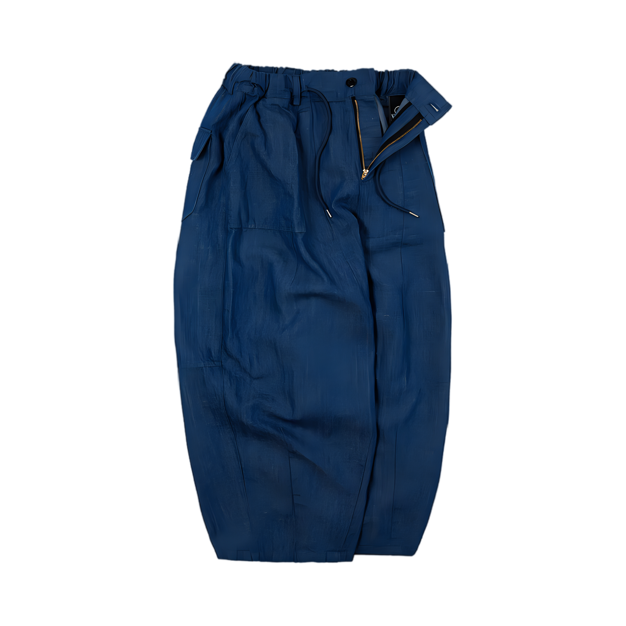 Denim Balloon Pants - Blue