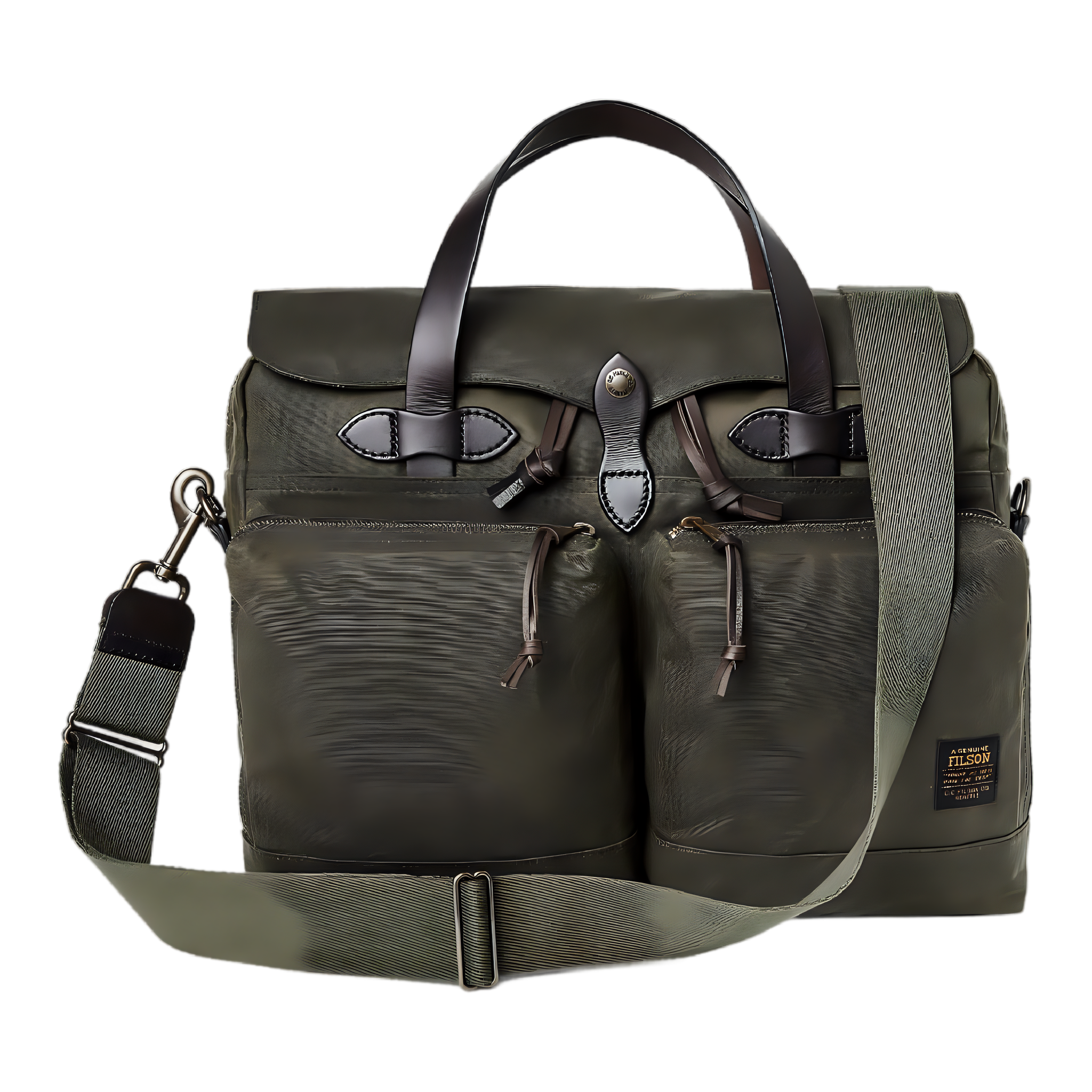 24 Hour Tin Cloth Briefcase - Otter Green