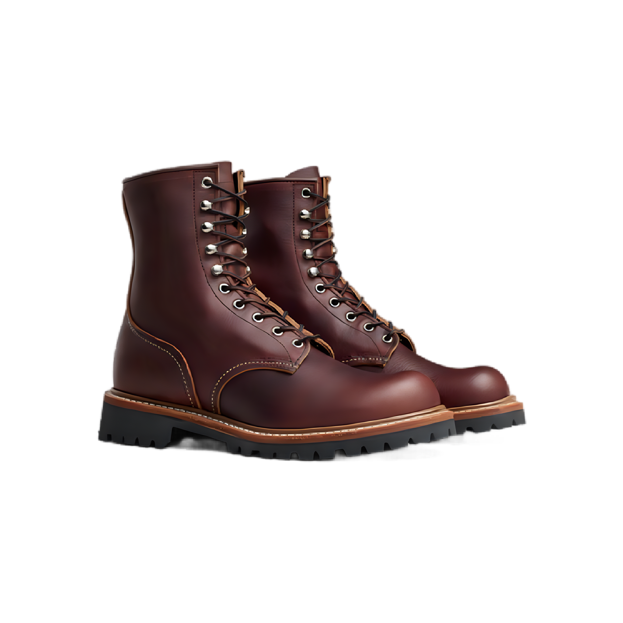 8" Inch Logger Boots 4585 - Briar Oil Slick