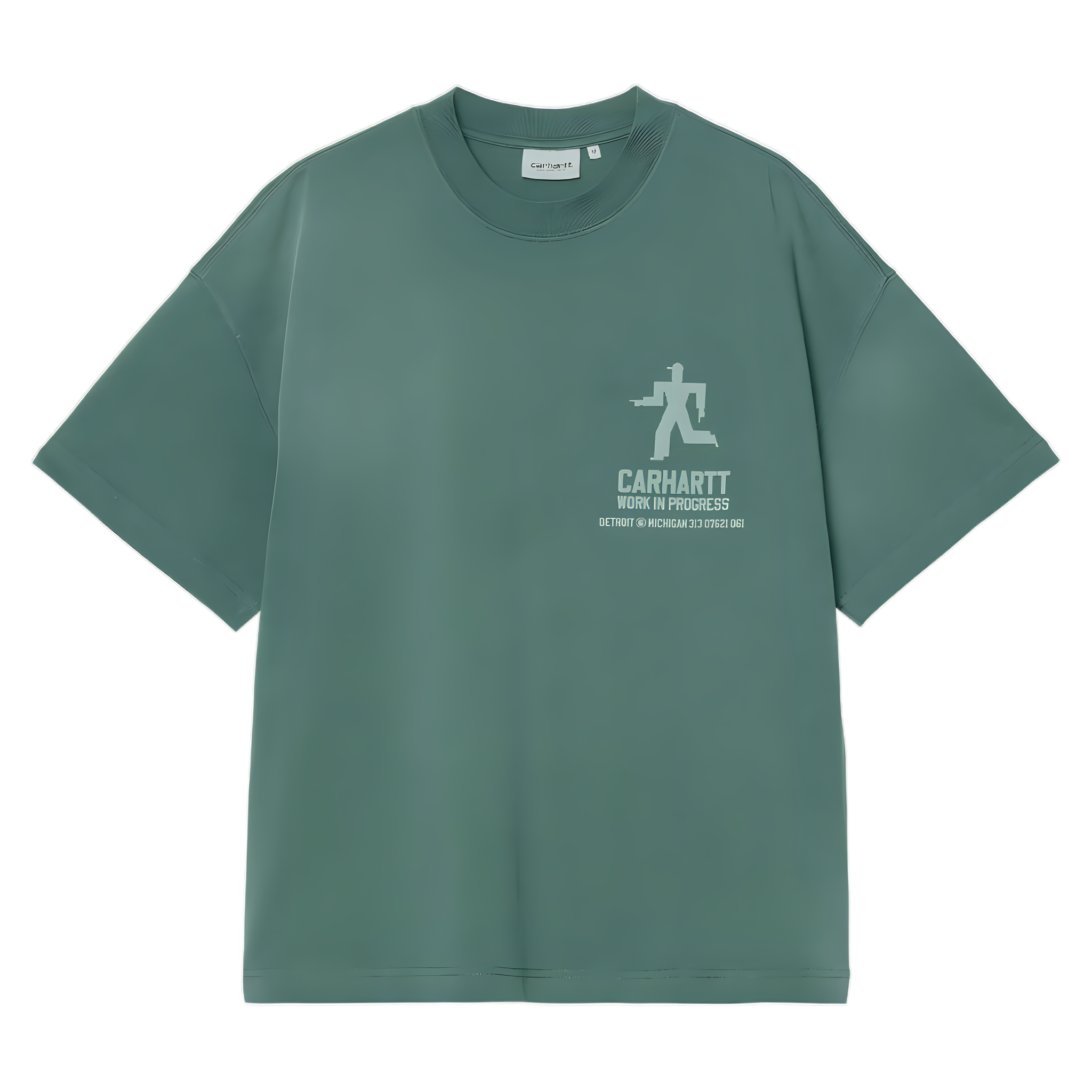 S/S Distance T-Shirt - Dark Fir (Stone Dyed)