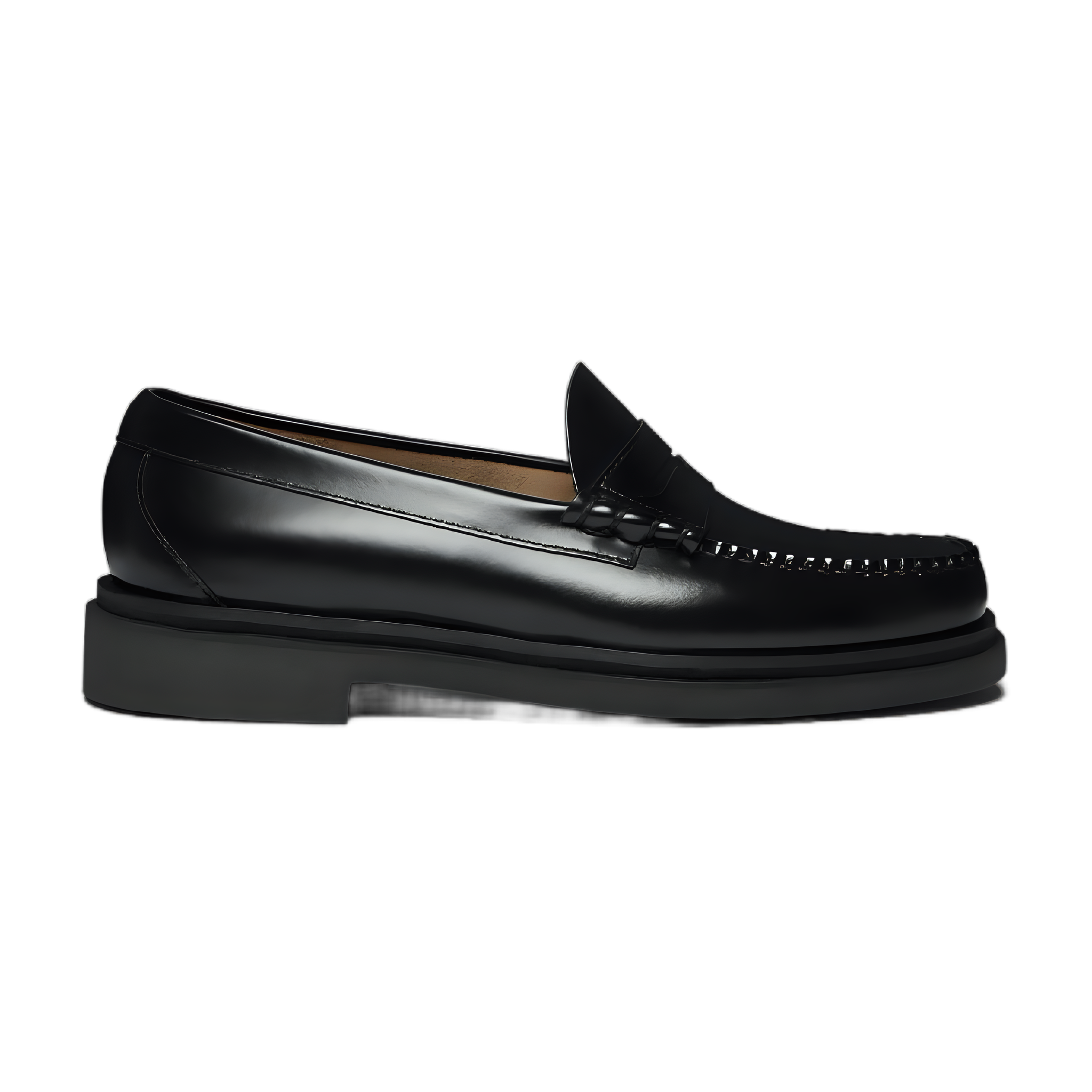 G.H. Bass Weejuns Step Larson Penny Loafers - Black Leather