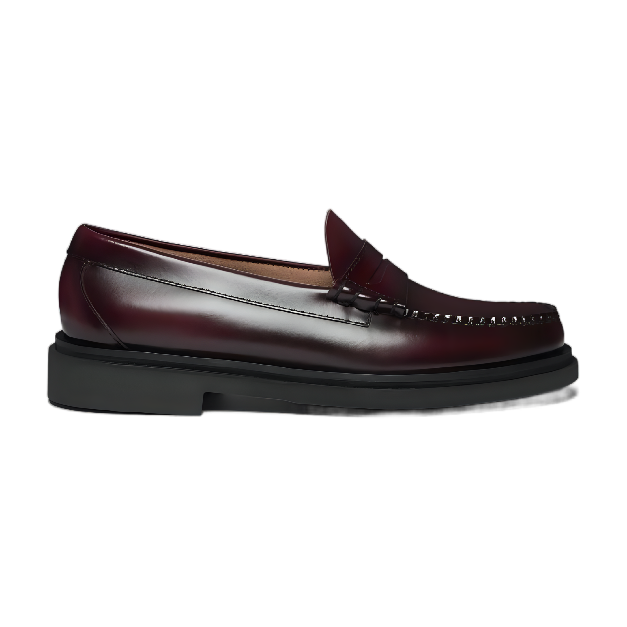 G.H. Bass Weejuns Step Larson Penny Loafers - Wine Leather